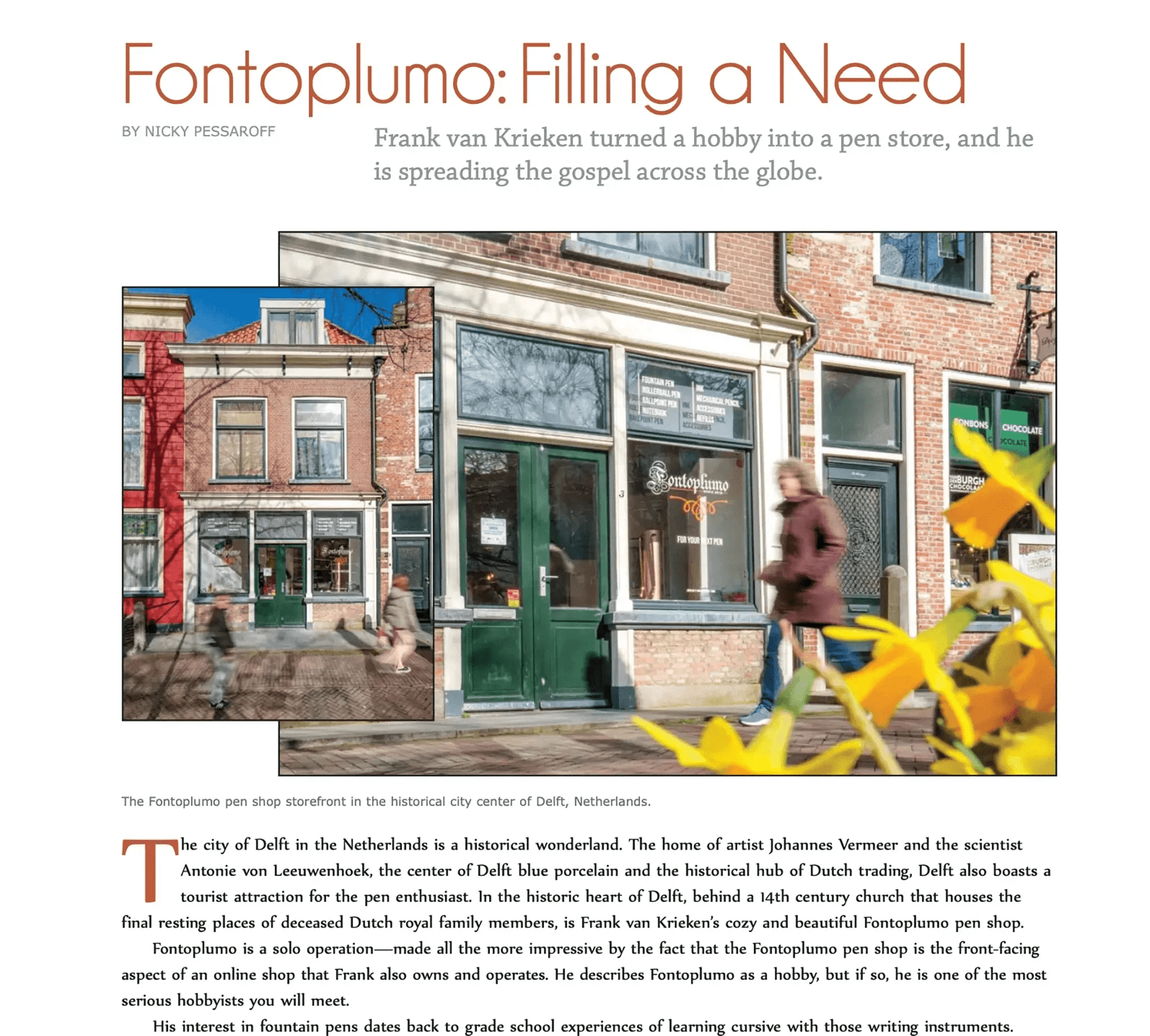 Fontoplumo featured in Pen World - Fontoplumo