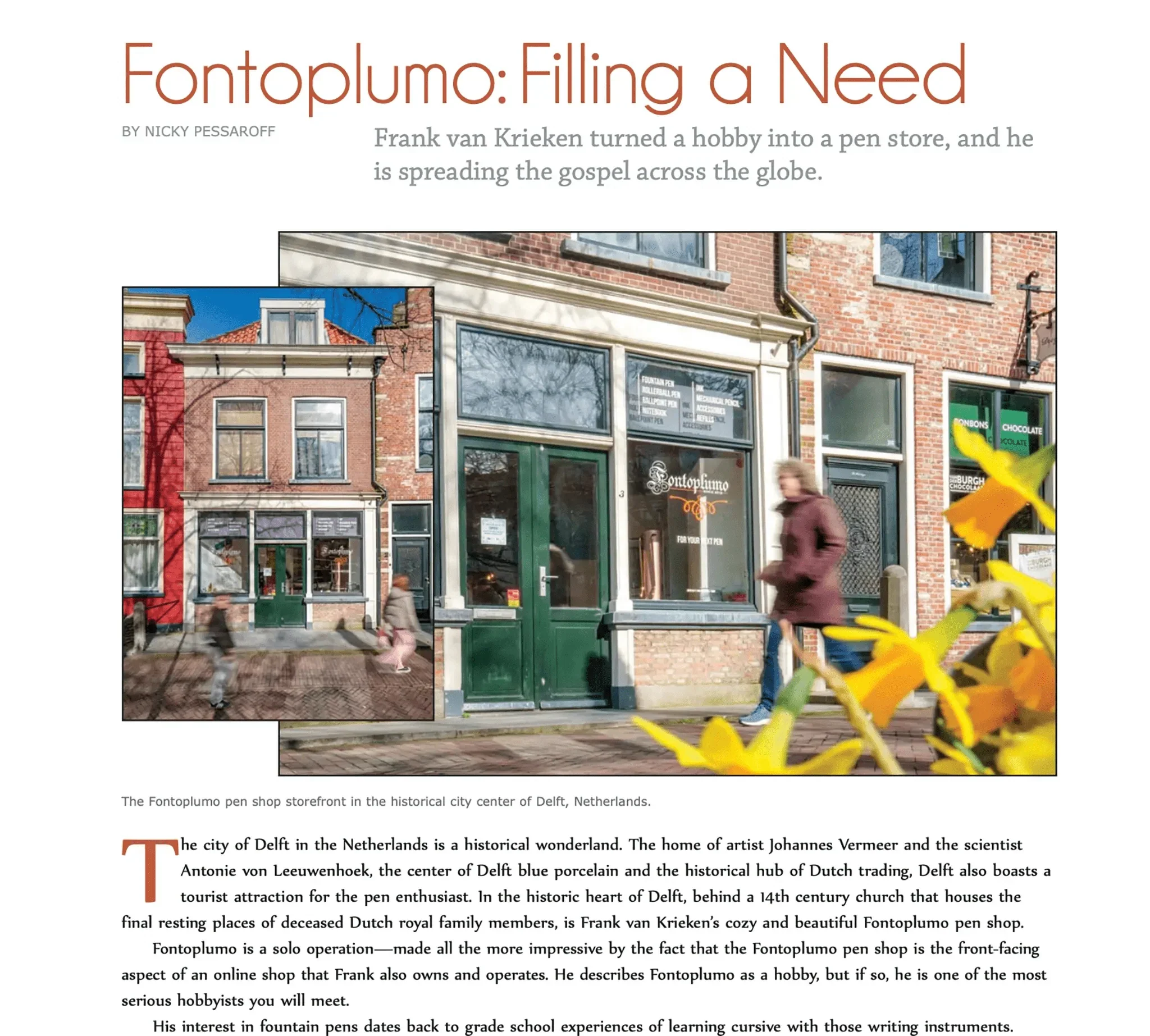 Fontoplumo featured in Pen World - Fontoplumo