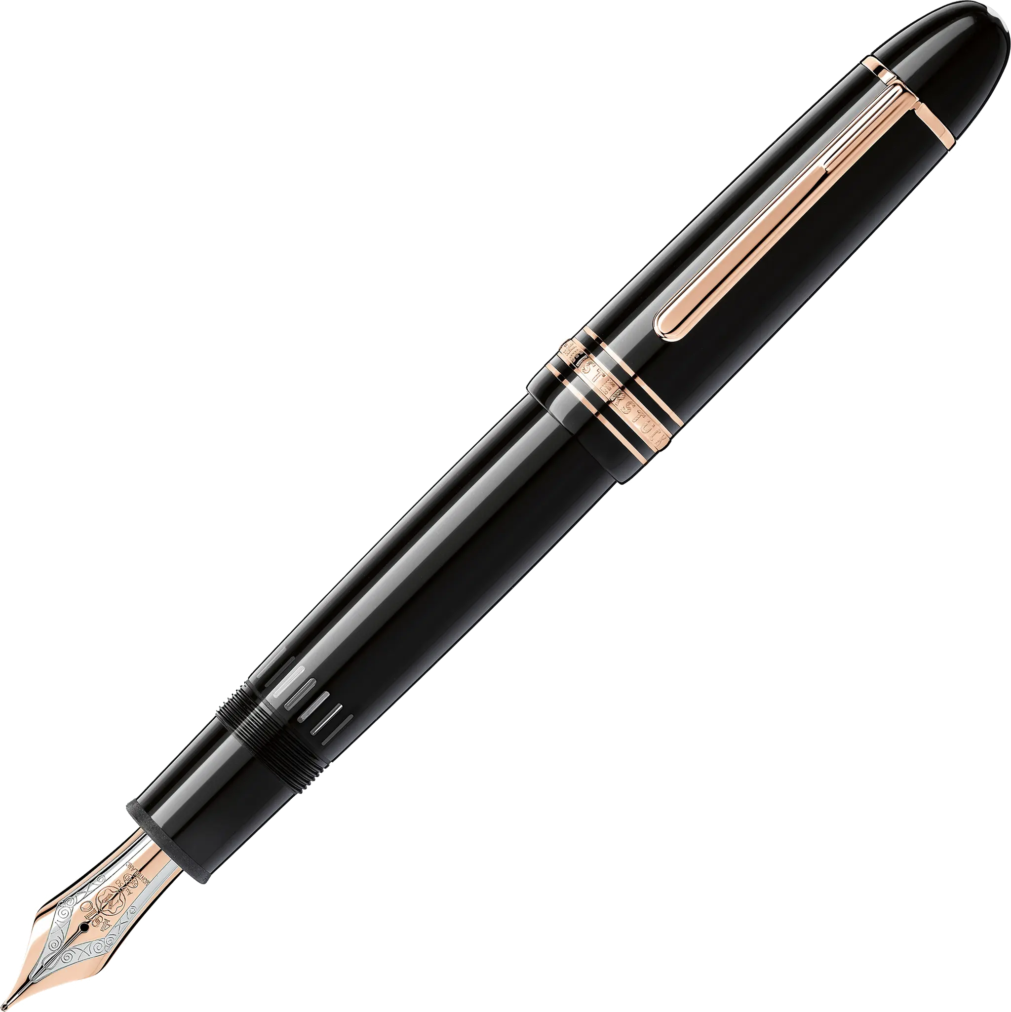 Caneta-tinteiro Montblanc Meisterstück 149 em ouro vermelho