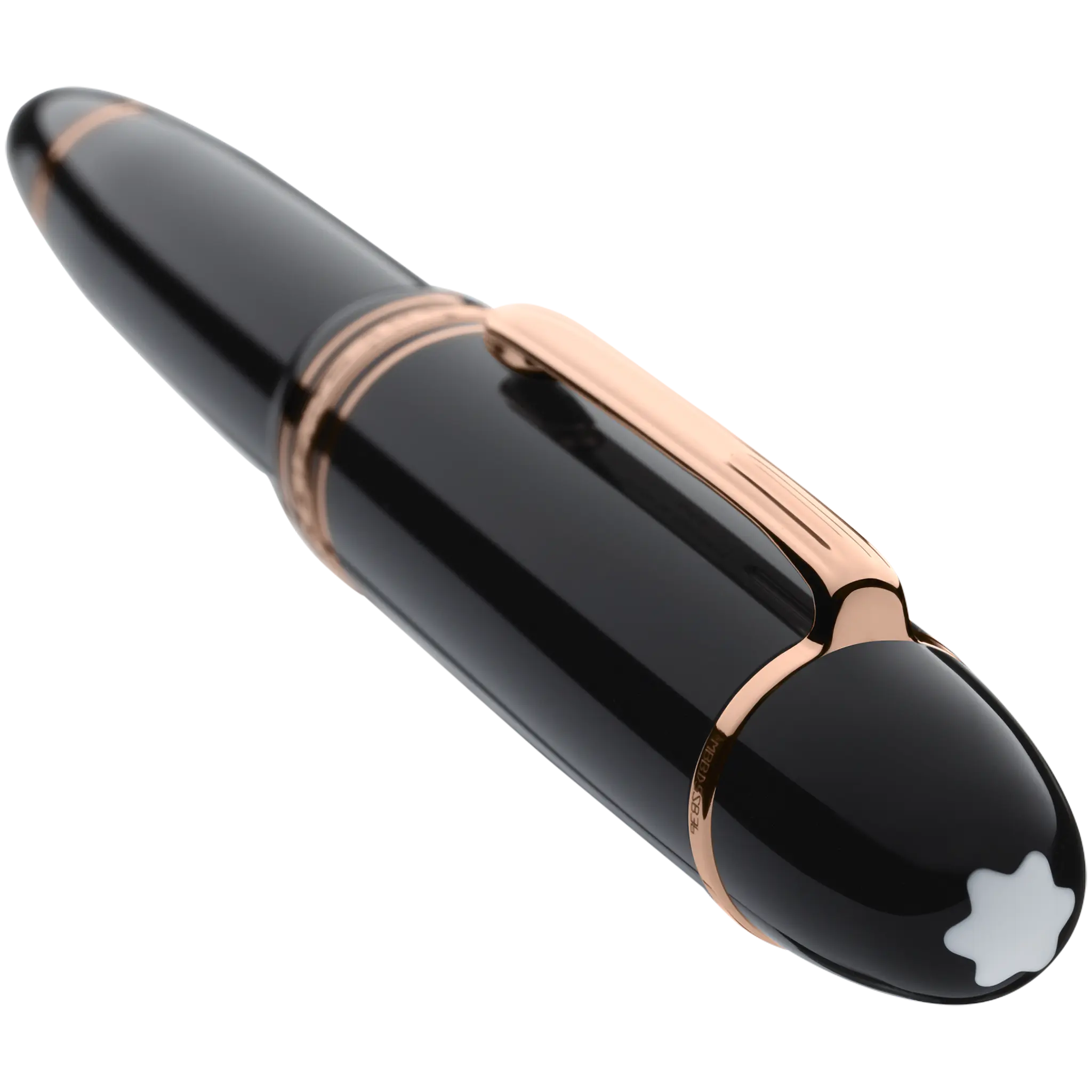 Caneta-tinteiro Montblanc Meisterstück 149 em ouro vermelho