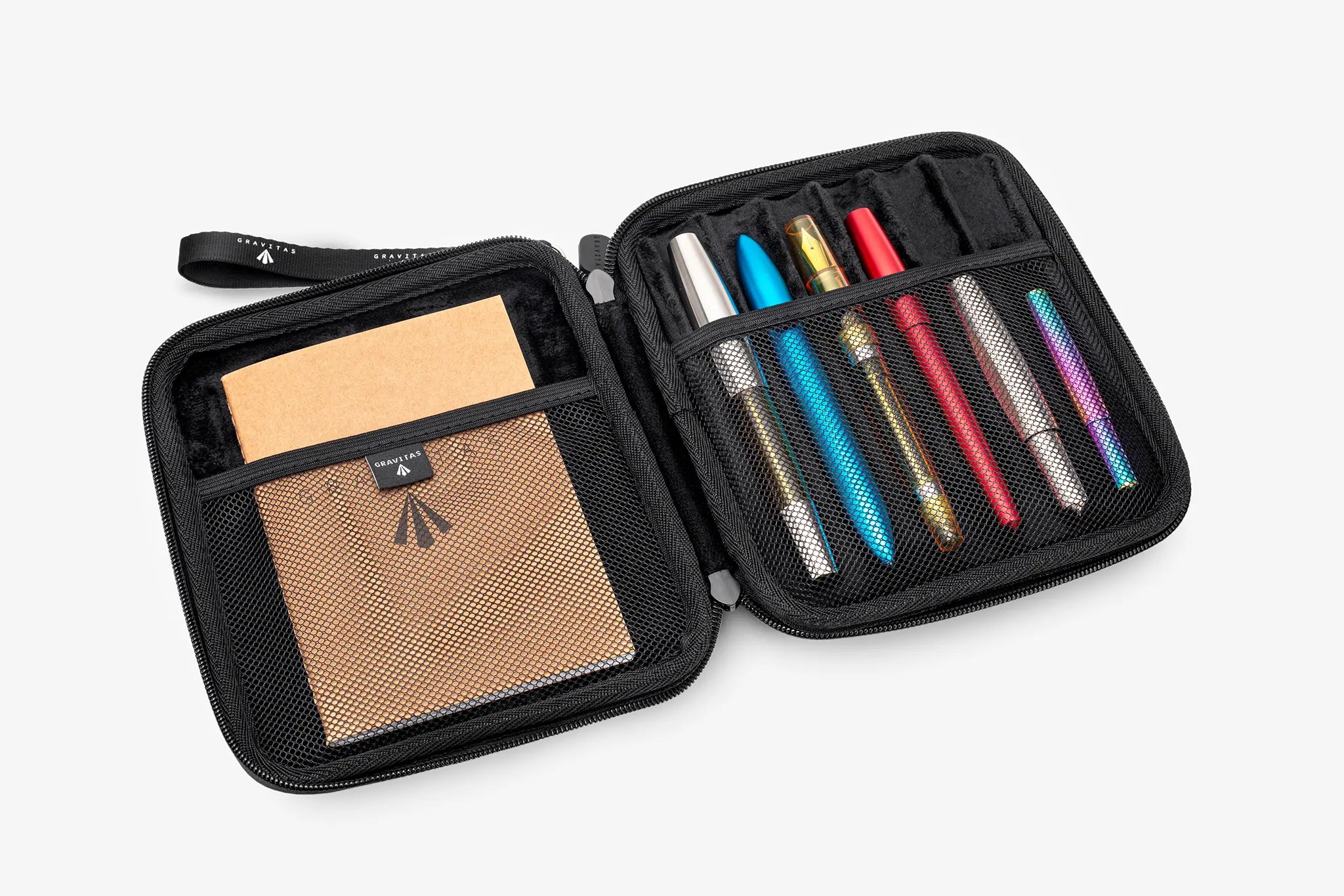 Gravitas pen case for 6 pens