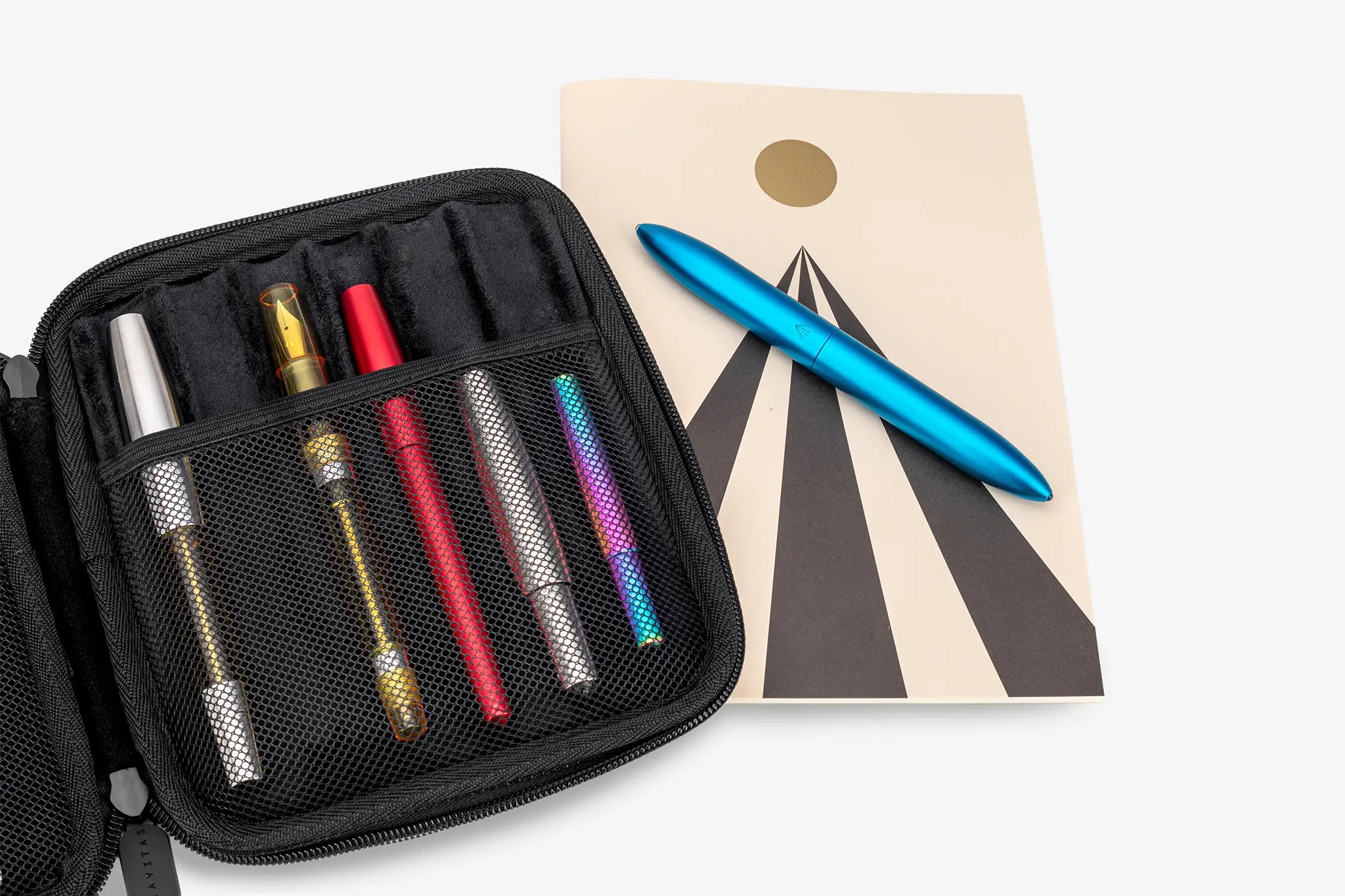Gravitas pen case for 6 pens