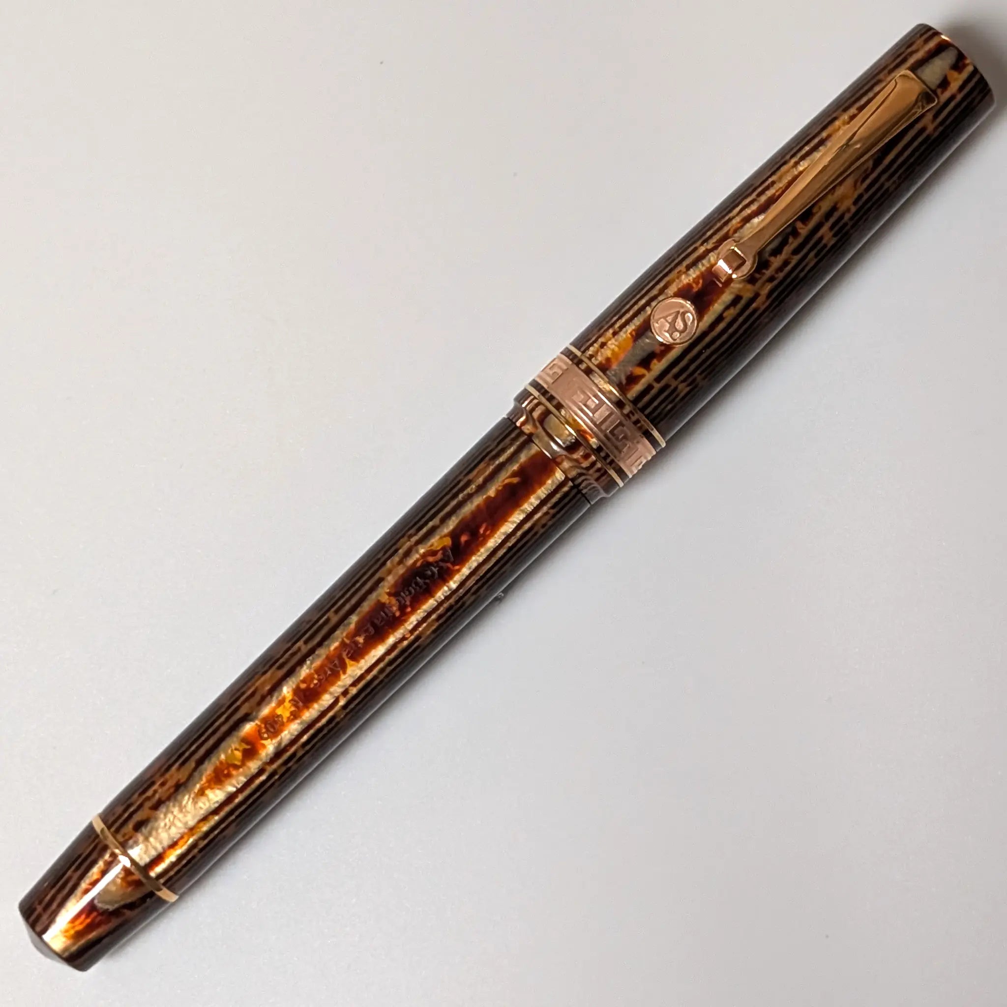 ASC Armando Simoni Club Bologna Extra in Arco brown celluloid PL