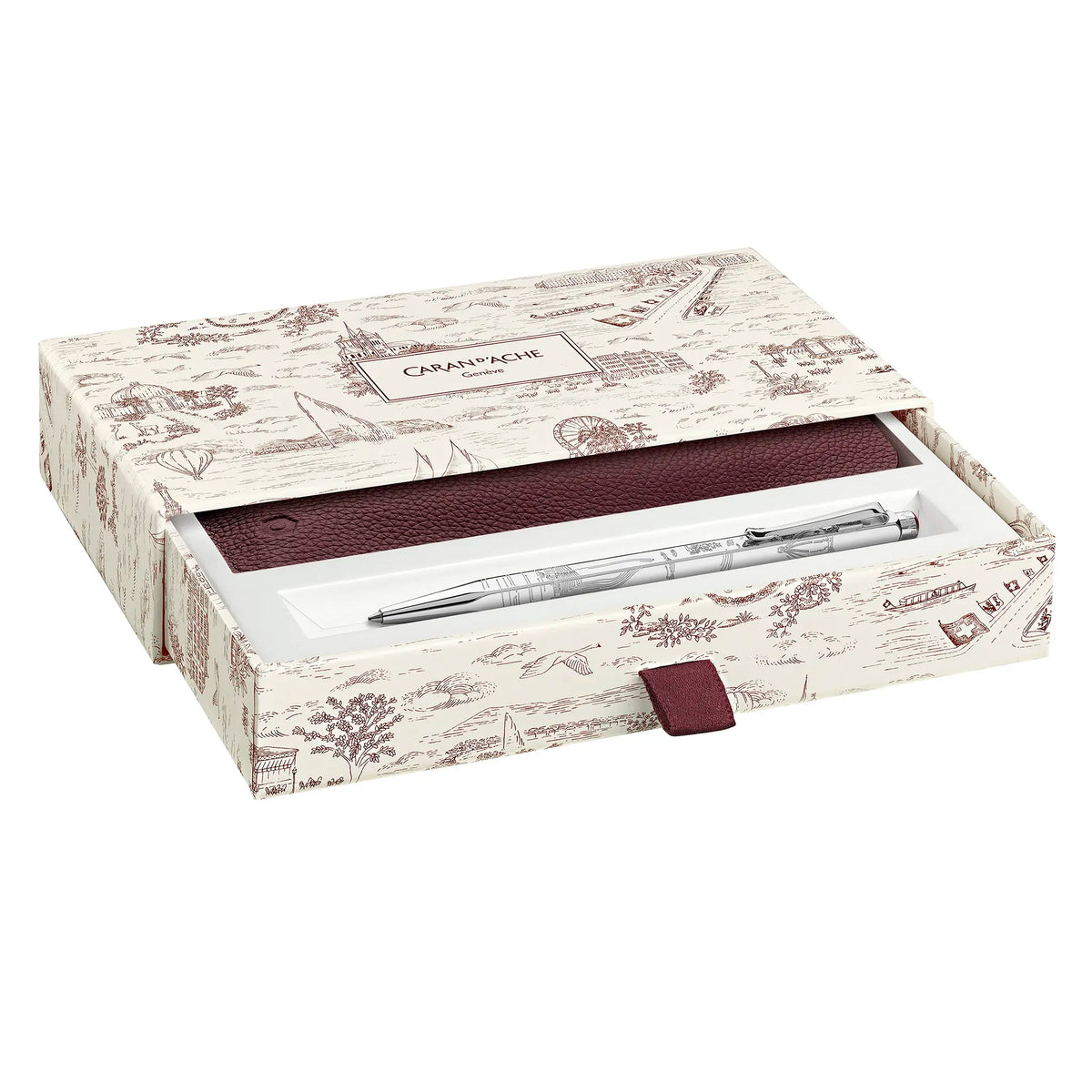 Caran d'Ache Ecridor Toile de Jouy kado set