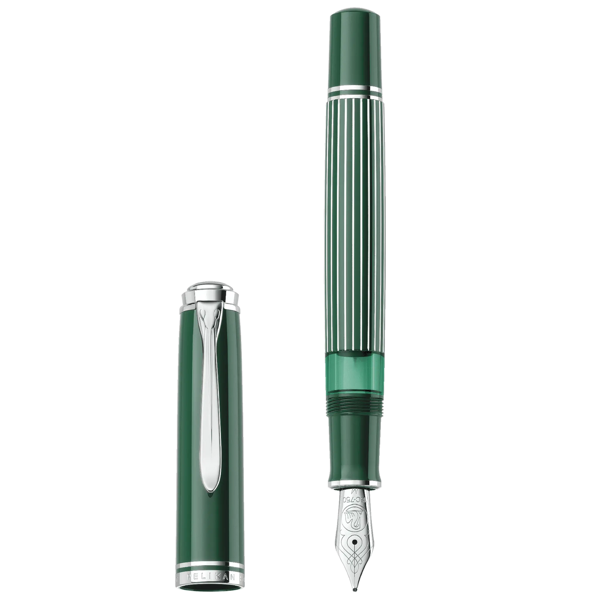 Pelikan M815 Metal Striped Green