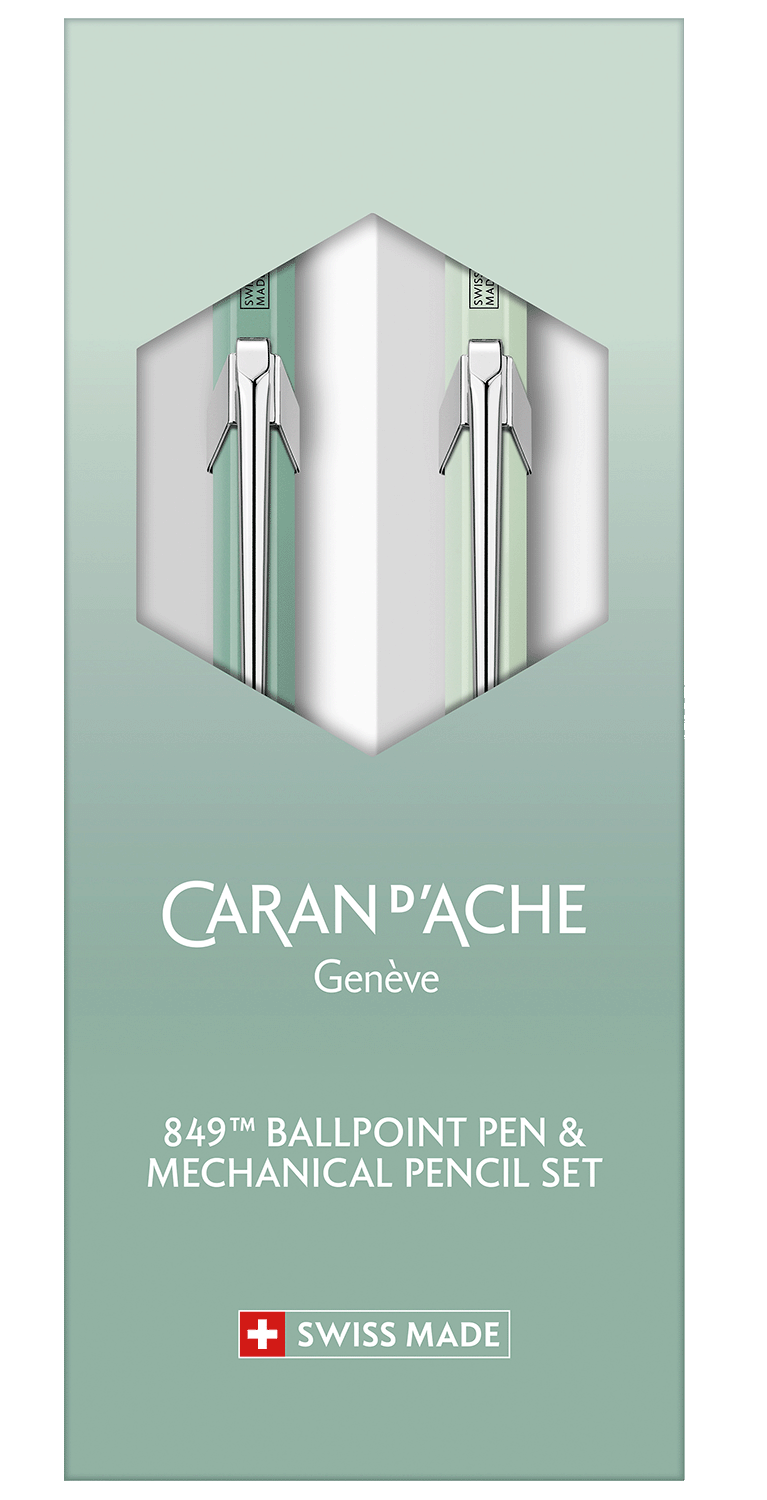Caran d'Ache 849 + 844 SET Misty Forest