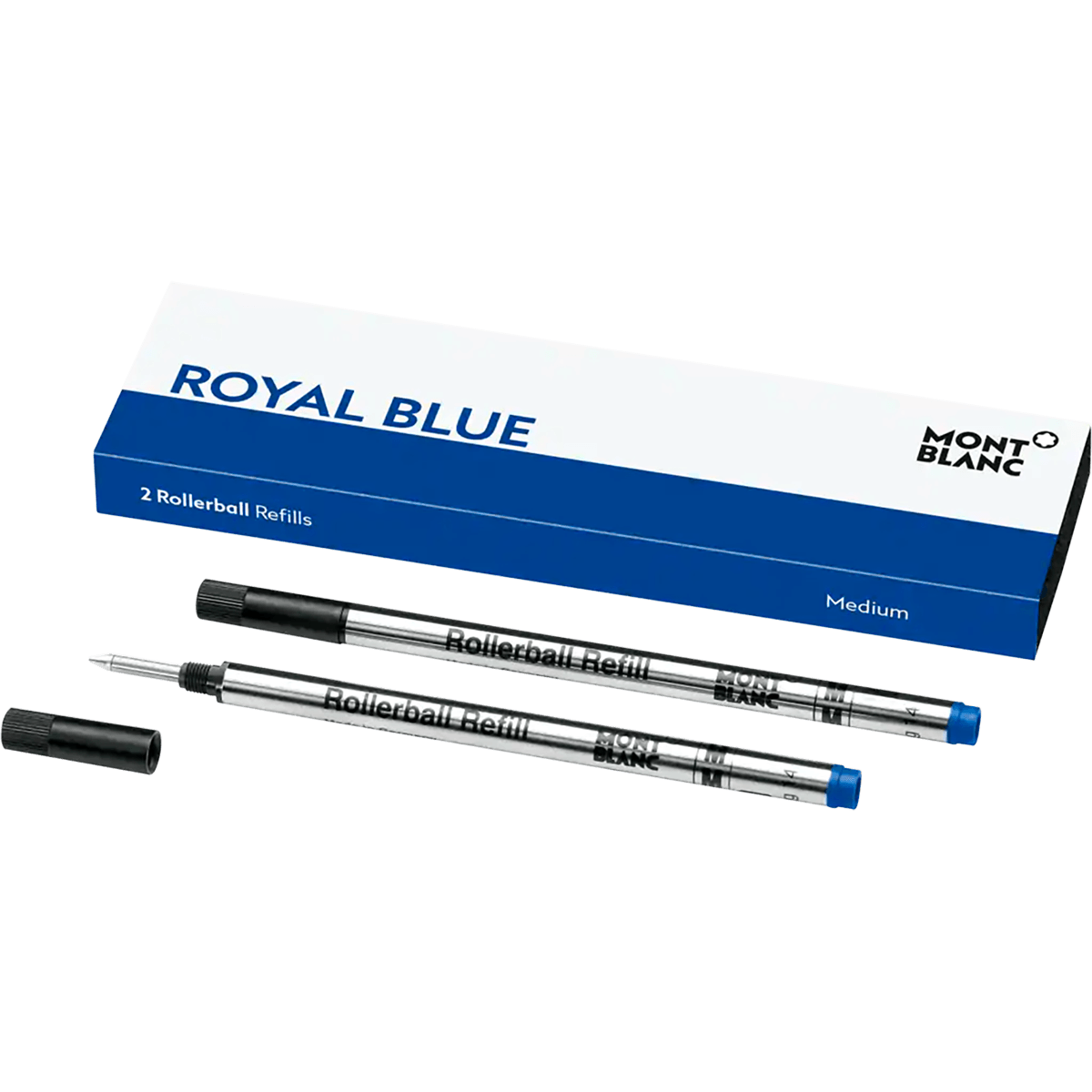 Montblanc Rollerball vulling Royal Blue 2 stuks