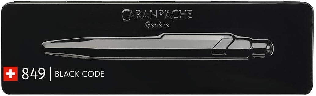 Caran d'Ache 849 Black Code ballpoint pen - Fontoplumo