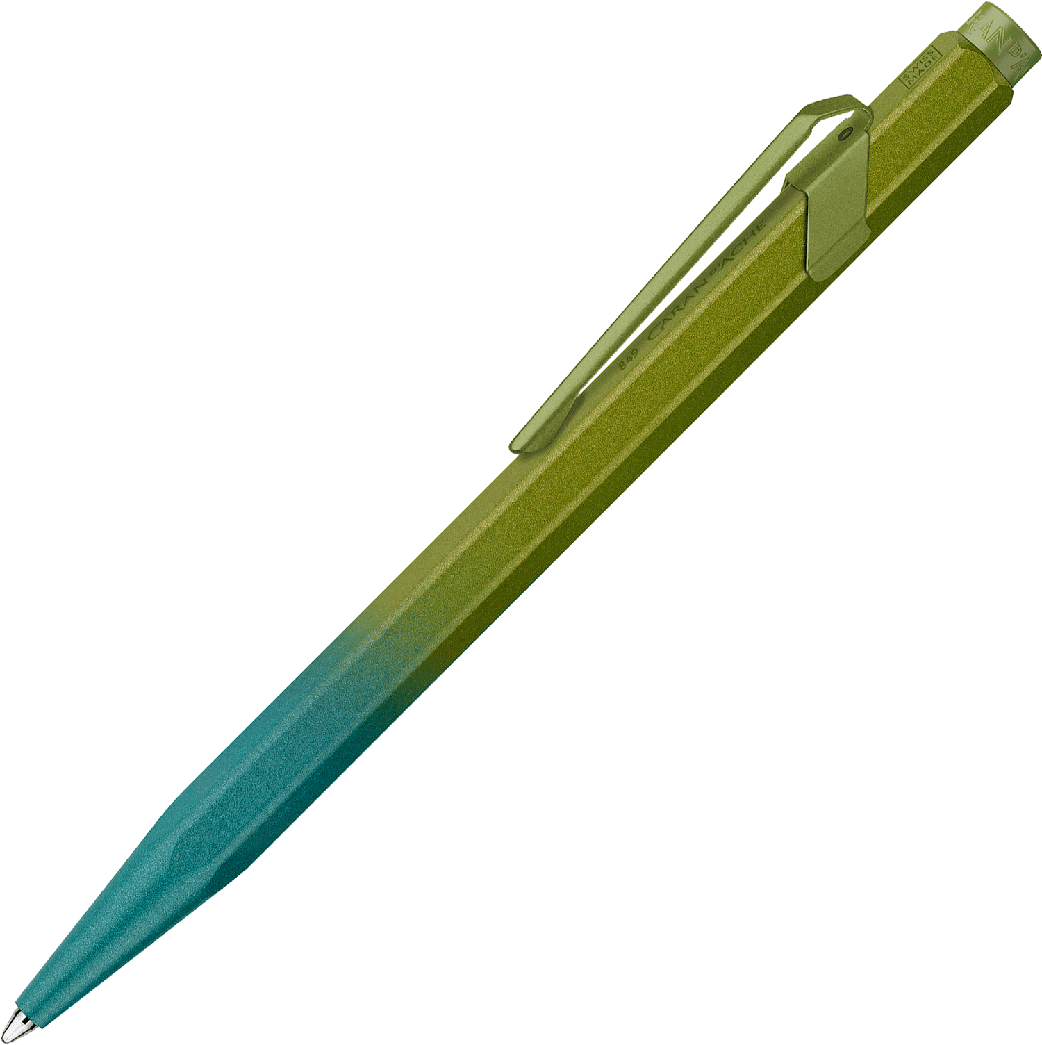 Caran d'Ache 849 Claim Your Style 5 Arctic Green ballpoint pen, special edition - Fontoplumo