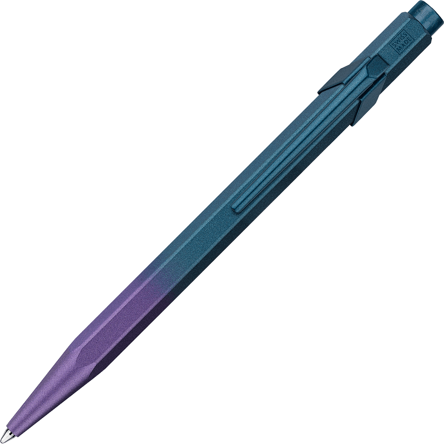Caran d'Ache 849 Claim Your Style 5 Purple Ocean ballpoint pen, special edition - Fontoplumo