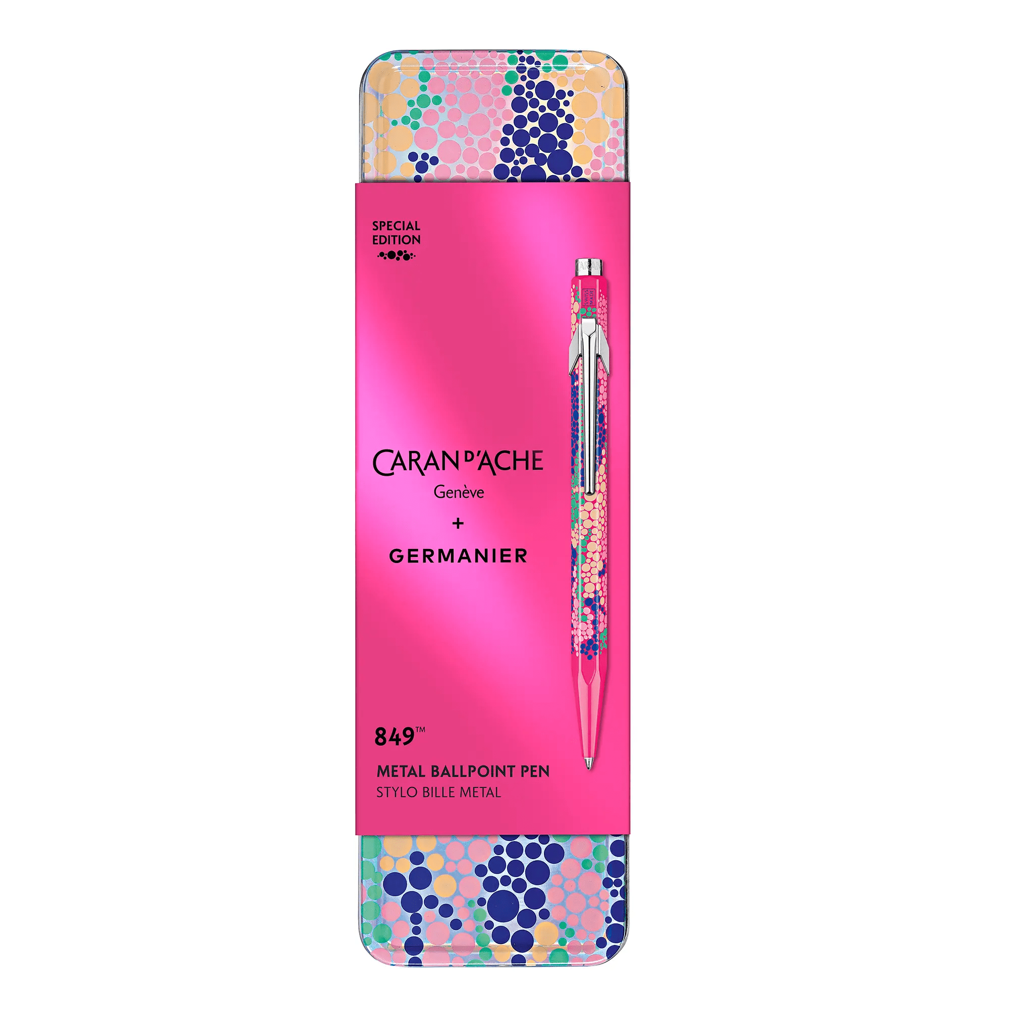 Caran d'Ache 849 Germanier pink ballpoint pen special edition - Fontoplumo