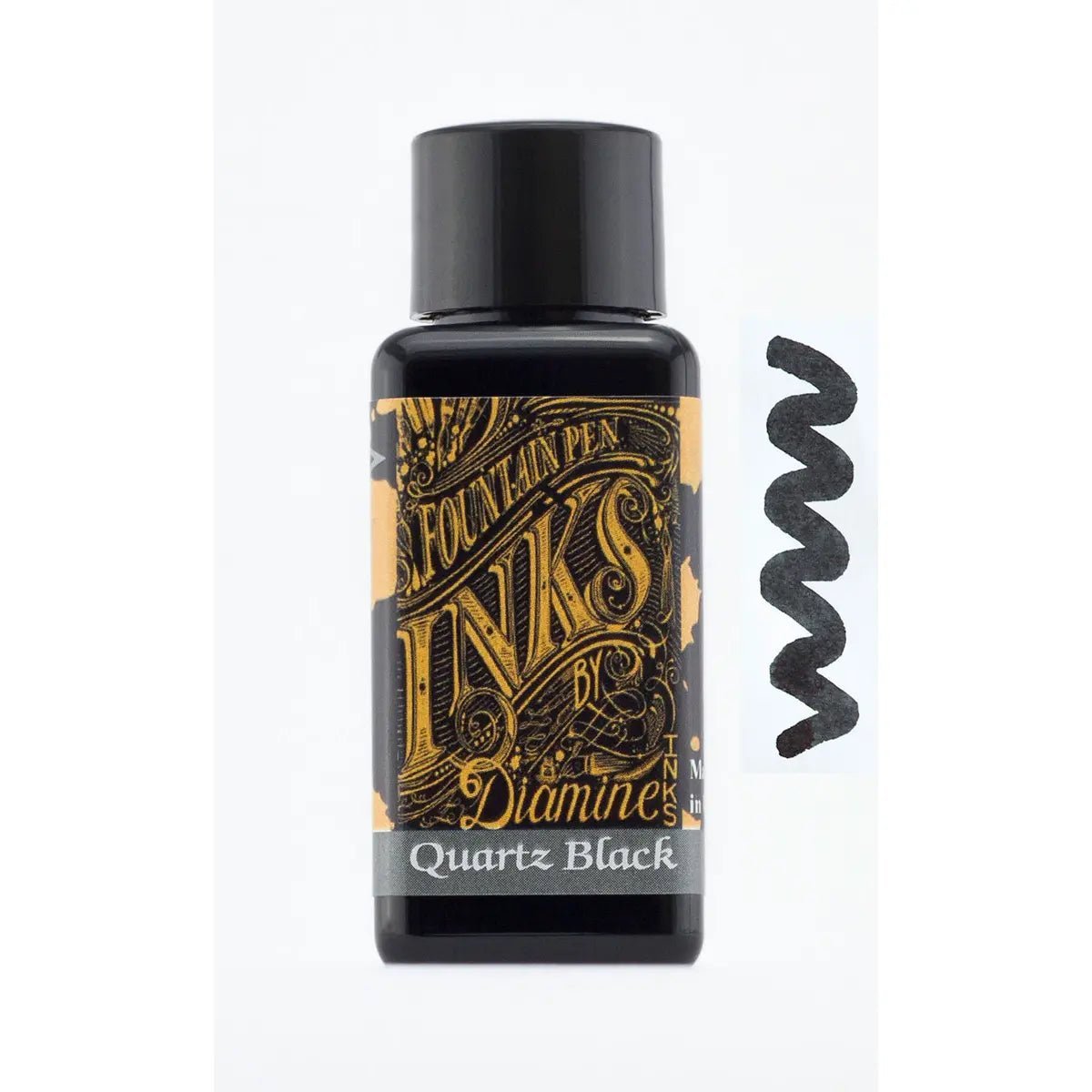 Diamine Quartz Black ink 30ml - Fontoplumo