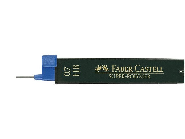 Faber Castell Graphite leads 0,7mm, 12 pieces - Fontoplumo