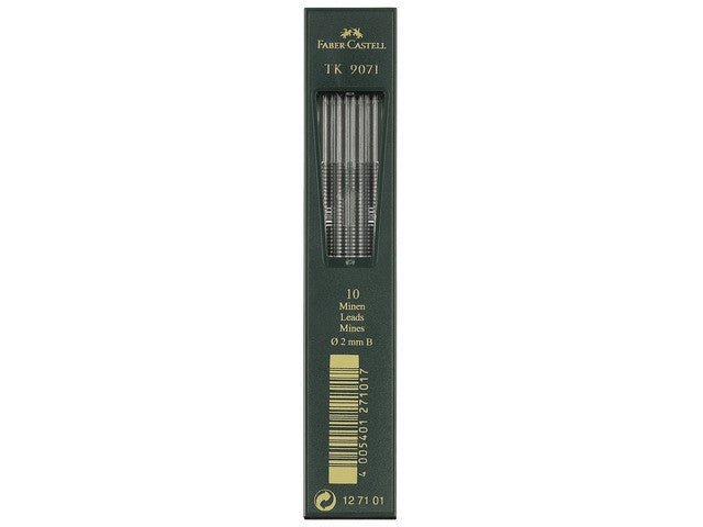Faber Castell Graphite leads 2.0mm, 10pcs - Fontoplumo