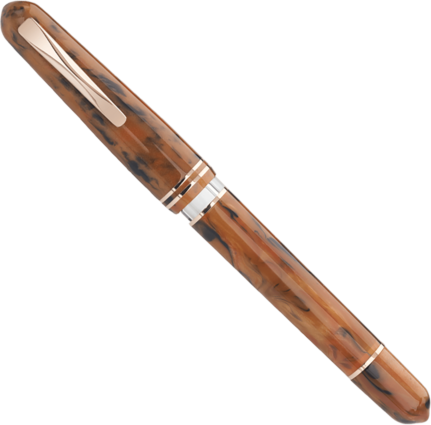 Gioia Métis Terre di Napoli rose gold fountain pen - Fontoplumo