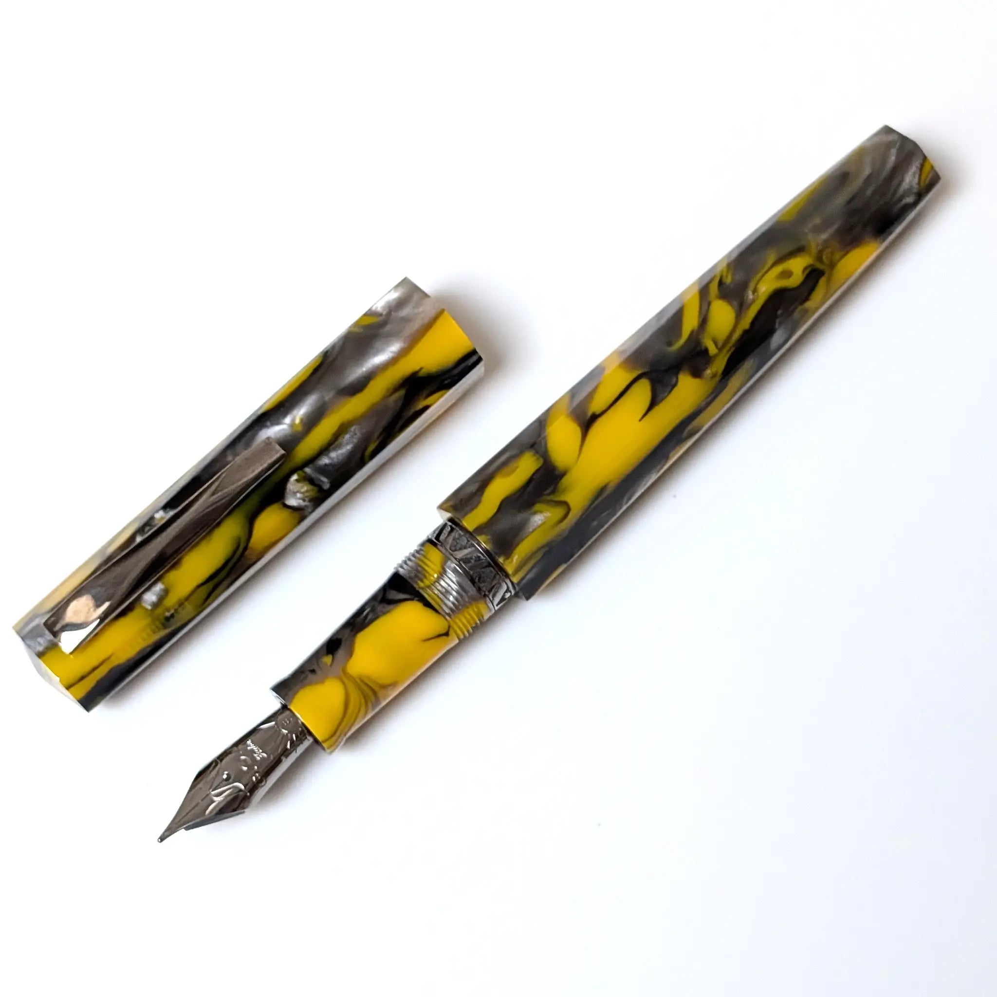 Gioia Sephora Salamander ruthenium fountain pen - Fontoplumo