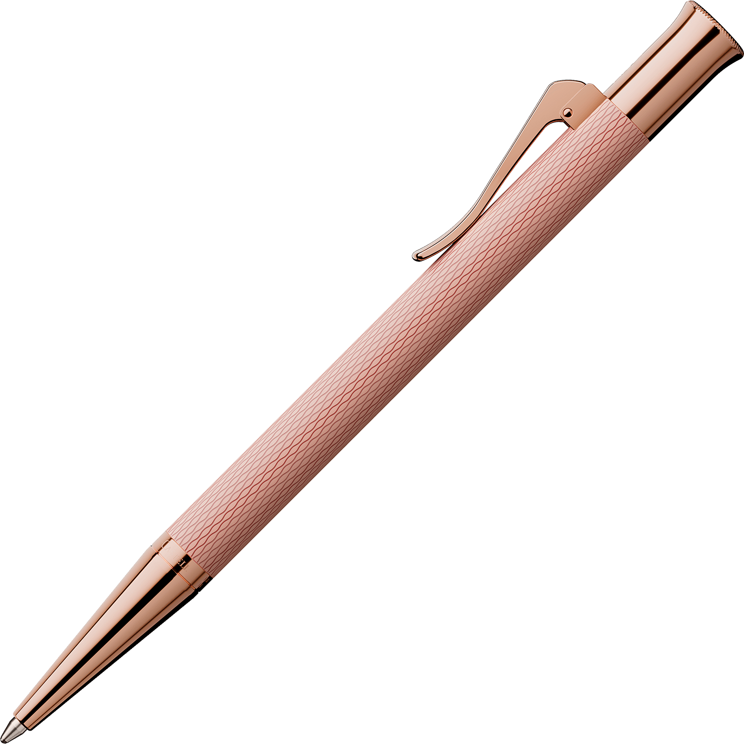 Graf von Faber - Castell Guilloche rose blush ballpoint pen - Fontoplumo