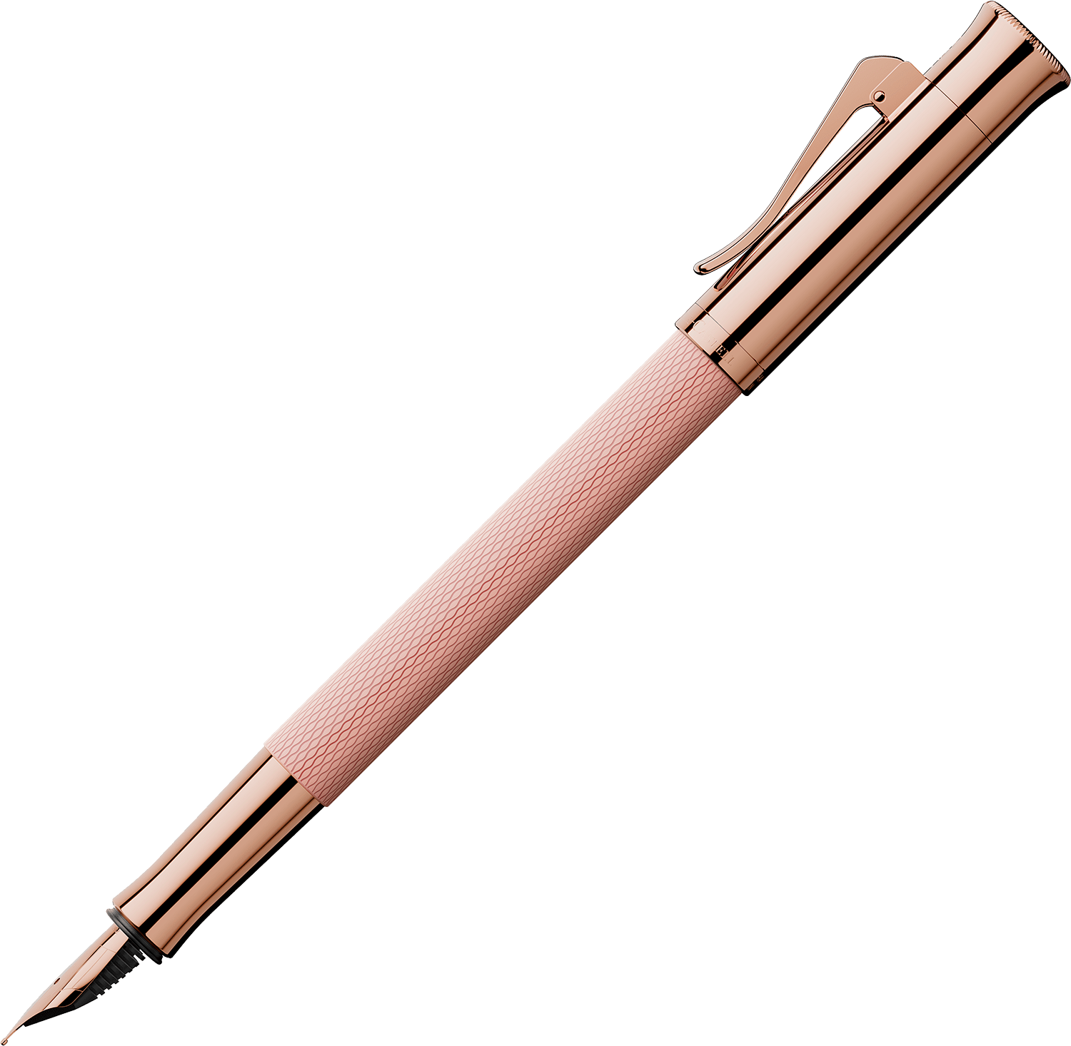 Graf von Faber - Castell Guilloche rose blush fountain pen - Fontoplumo