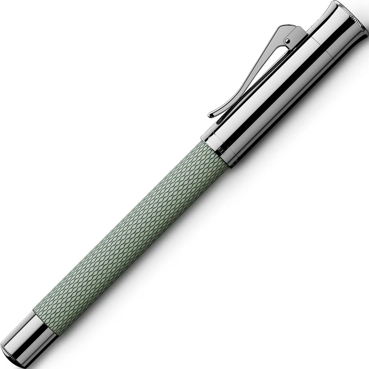 Graf von Faber-Castell Guilloche sage green fountain pen - Fontoplumo