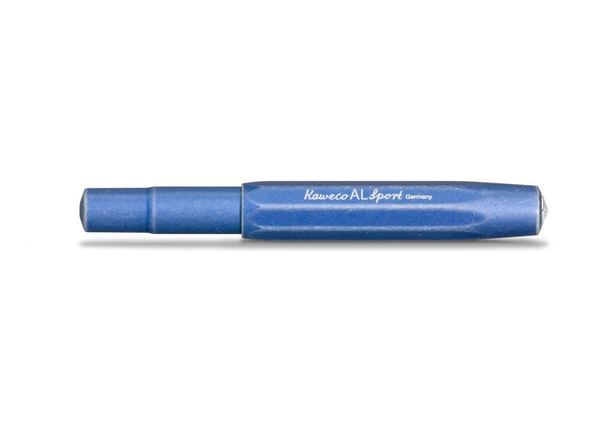 Kaweco AL Sport Stonewashed blue fountain pen - Fontoplumo
