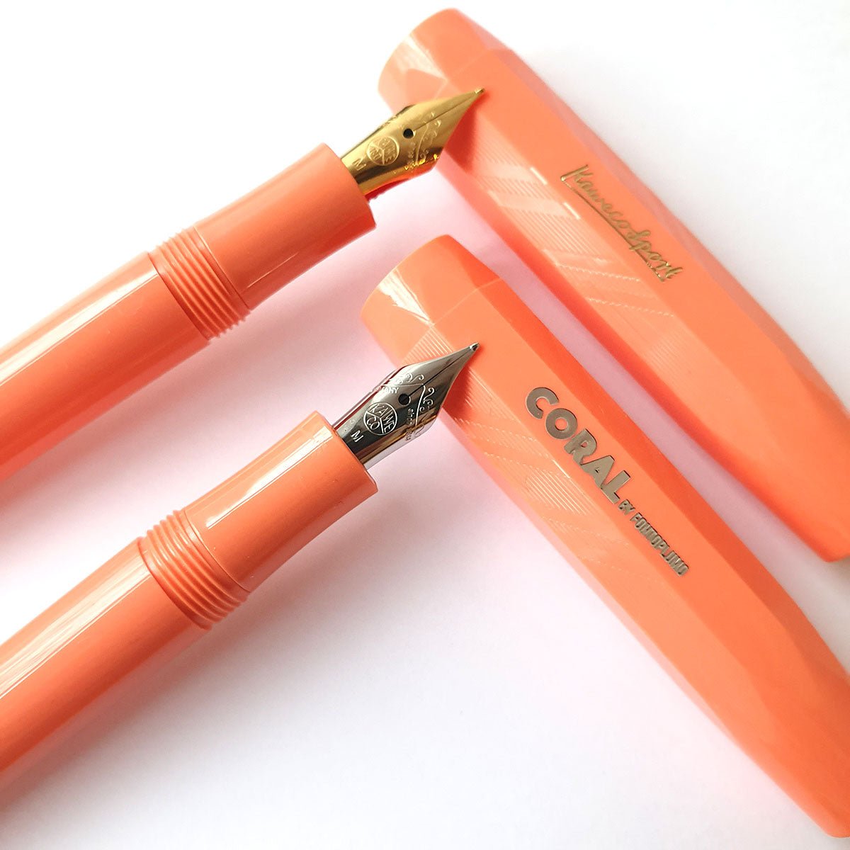 Kaweco Sport Coral Guilloche Gold fountain pen - Fontoplumo Exclusive - Fontoplumo