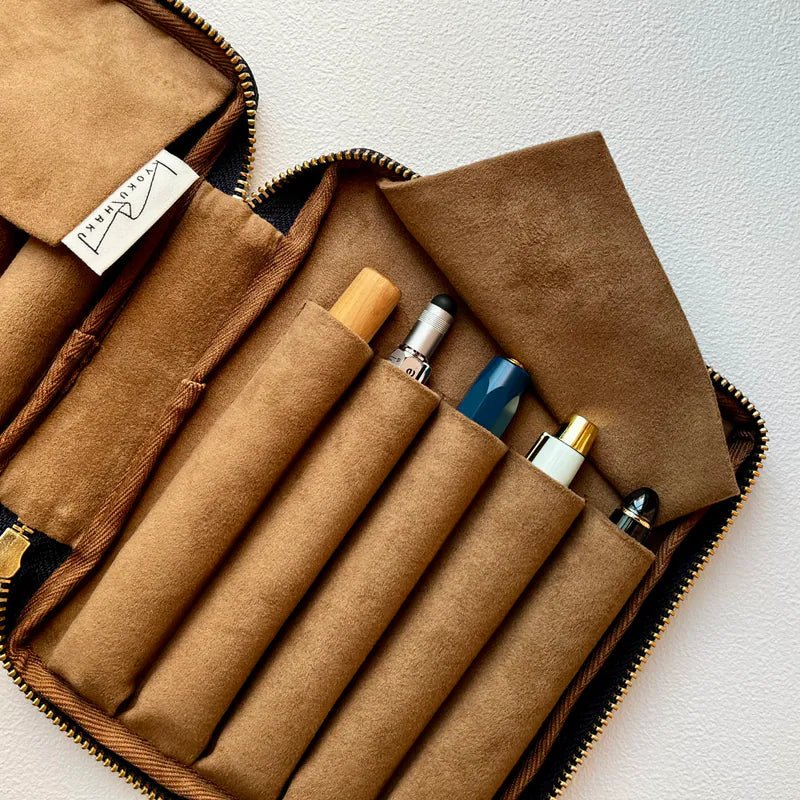 Kyokuhaku pen case for 10 pens Cabinet of Curiosities - Fontoplumo