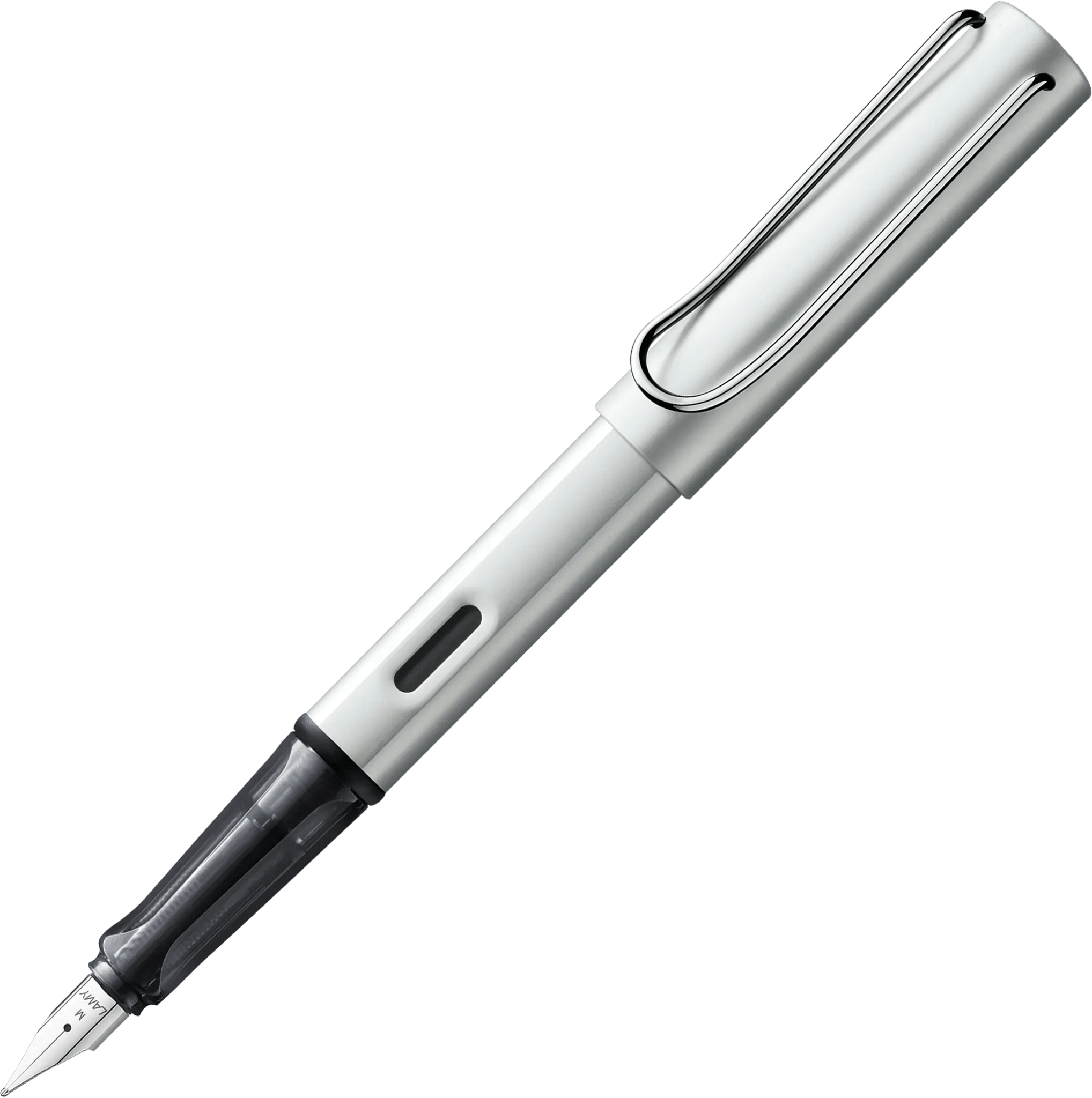 LAMY AL - star whitesilver fountain pen - Fontoplumo