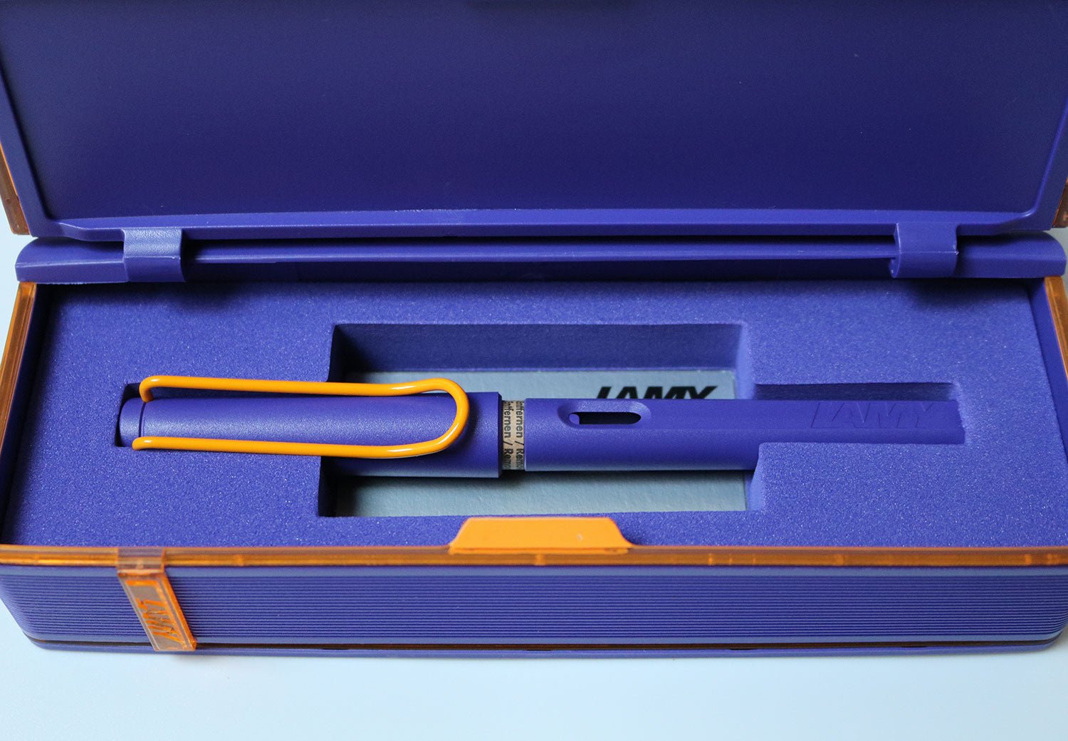 LAMY safari Candy Violet with mango clip - Fontoplumo