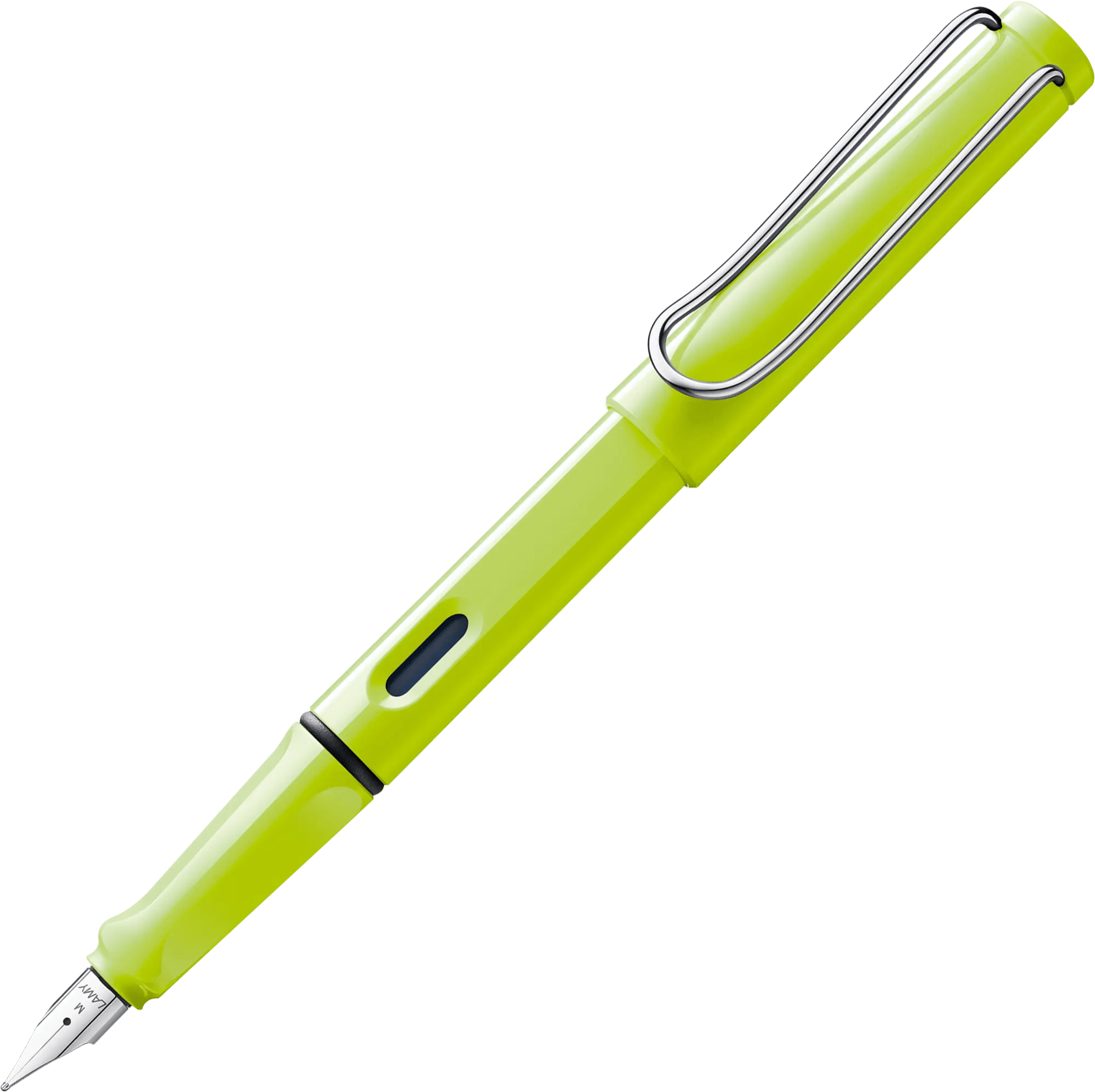 LAMY safari neonlime fountain pen - Fontoplumo