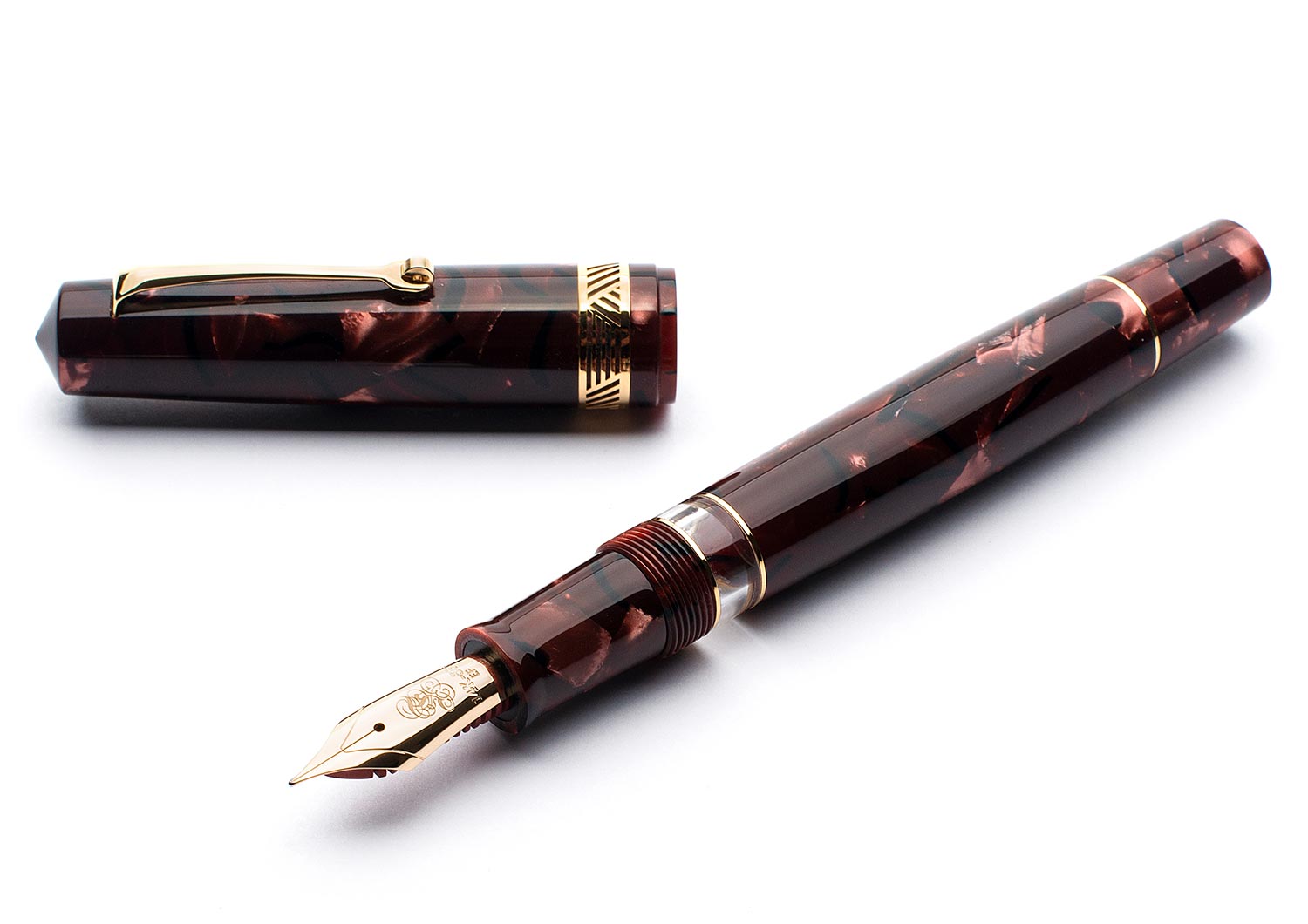 Leonardo Momento Magico Vino Rosso fountain pen - Fontoplumo