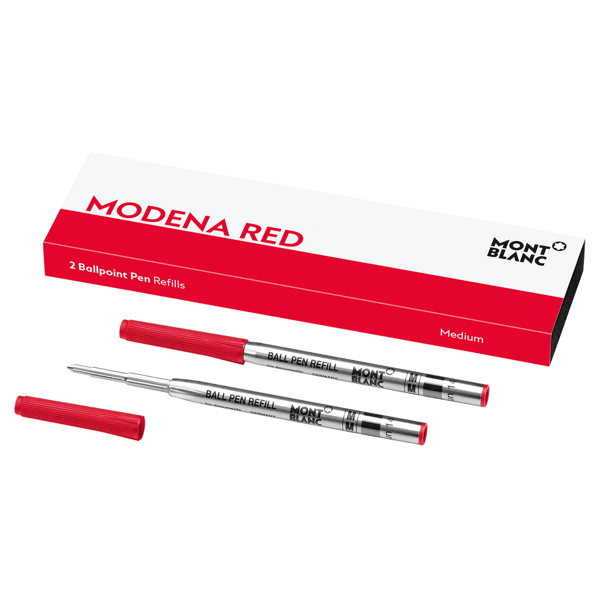Montblanc Ballpoint Refill Modena Red 2 pieces - Fontoplumo