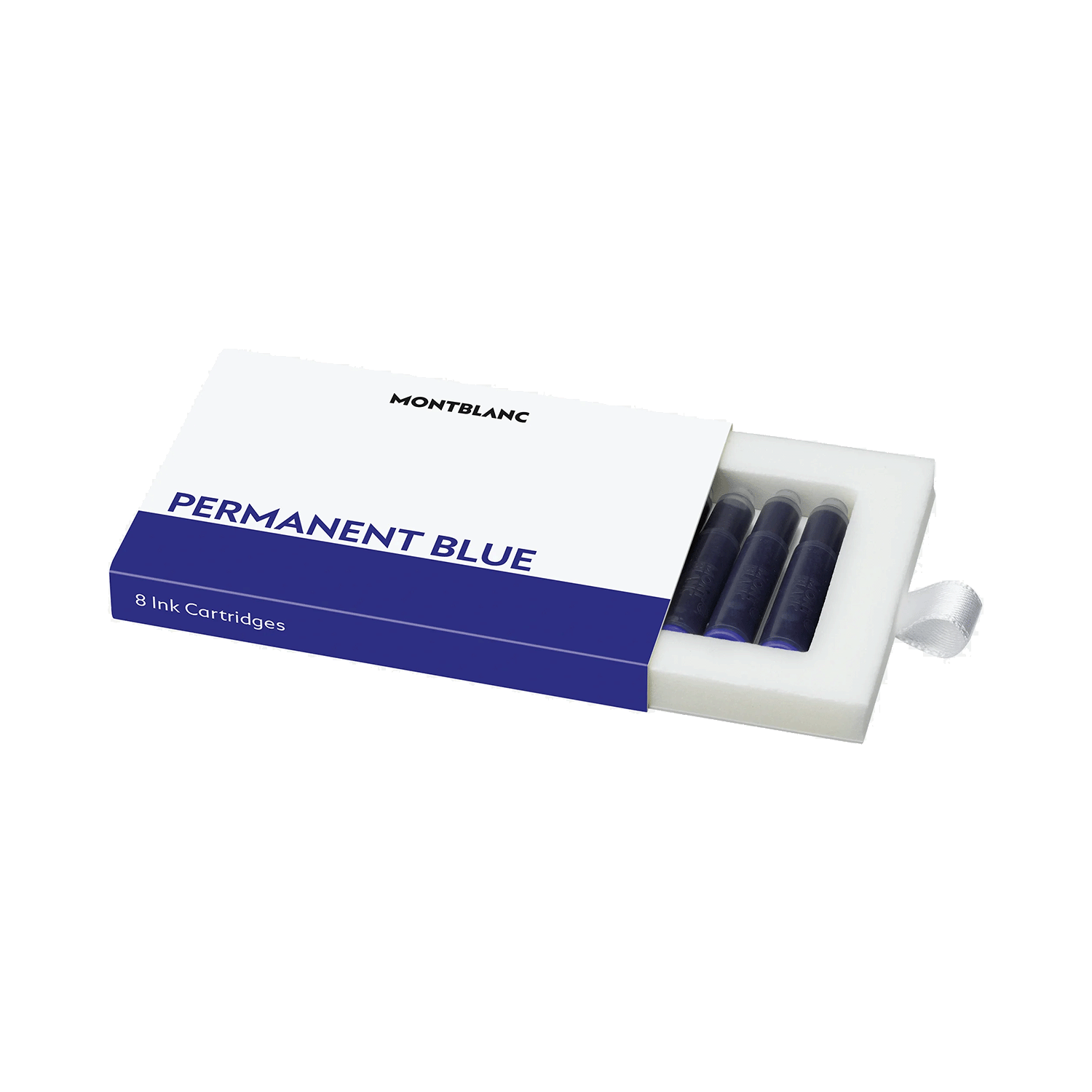 Montblanc ink cartridges Permanent Blue 8 pieces per pack - Fontoplumo