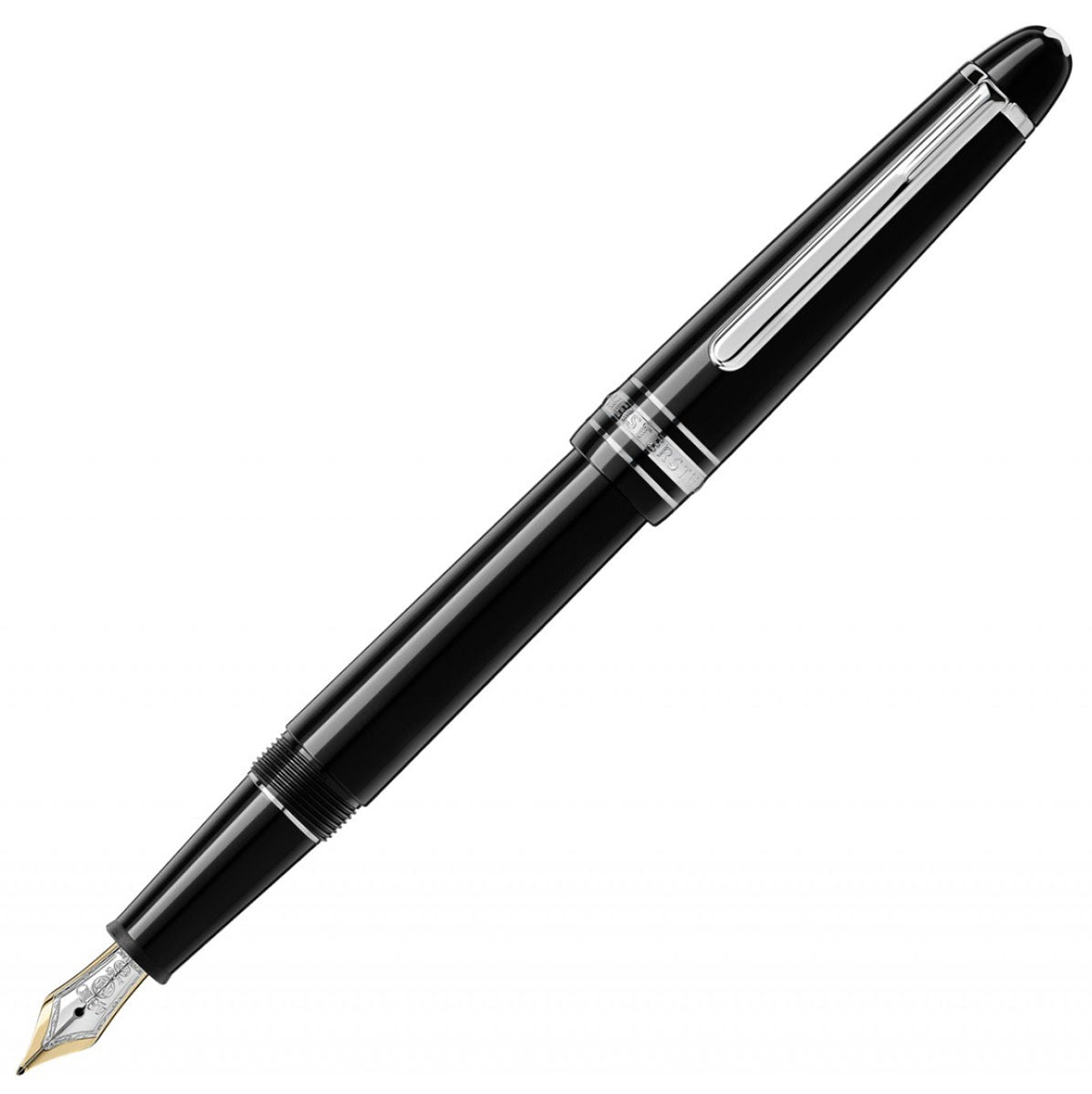 Montblanc Meisterstück 145 Classique platinum fountain pen - Fontoplumo
