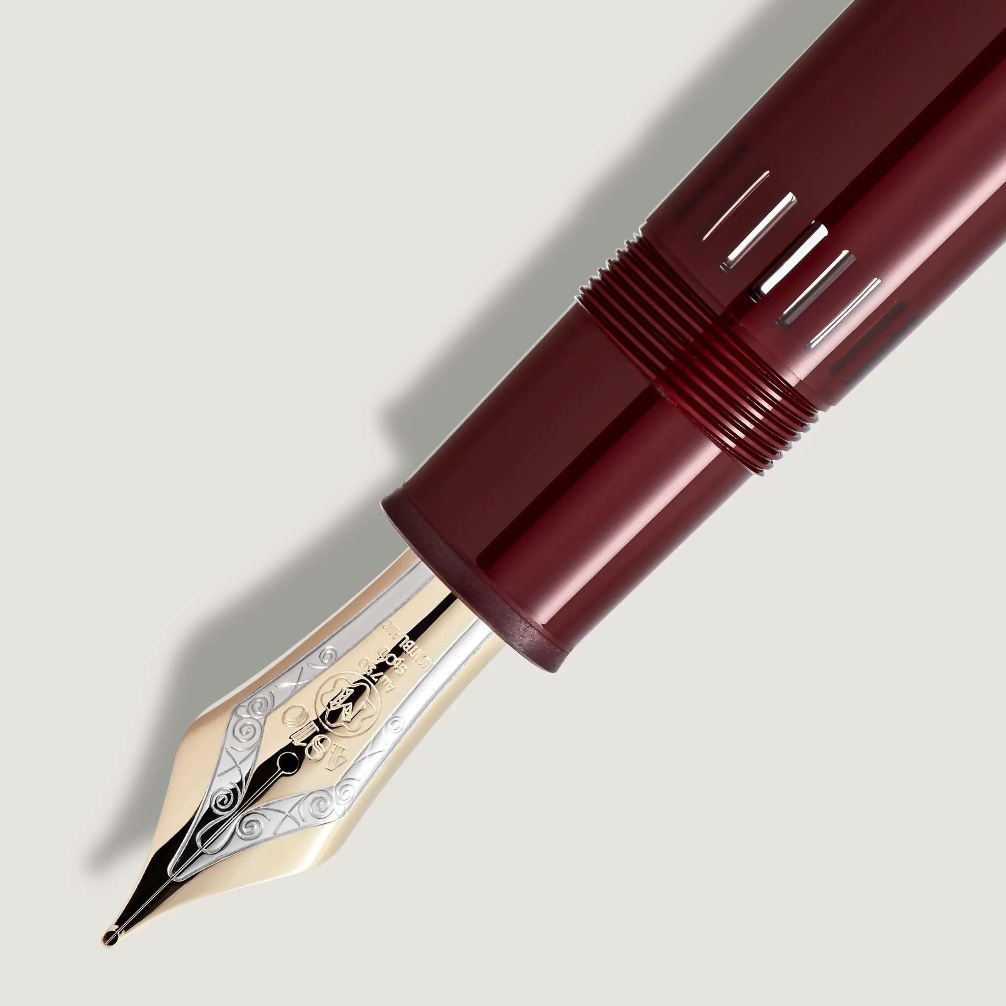 Montblanc Meisterstück 149 burgundy red fountain pen - Fontoplumo