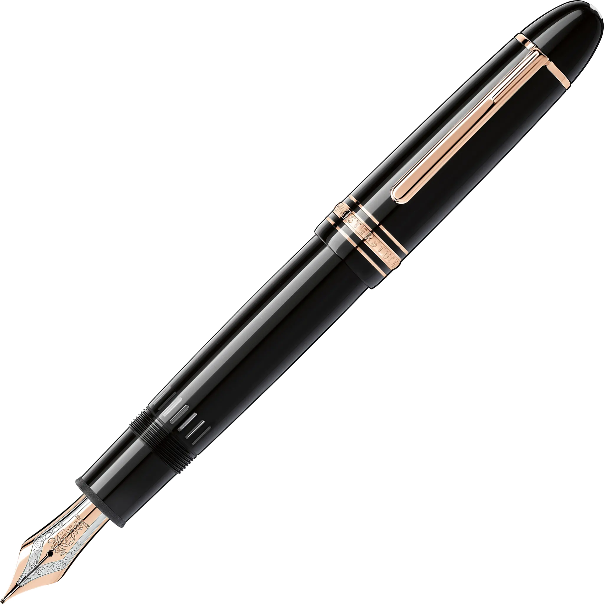 Montblanc Meisterstück 149 red gold fountain pen - Fontoplumo