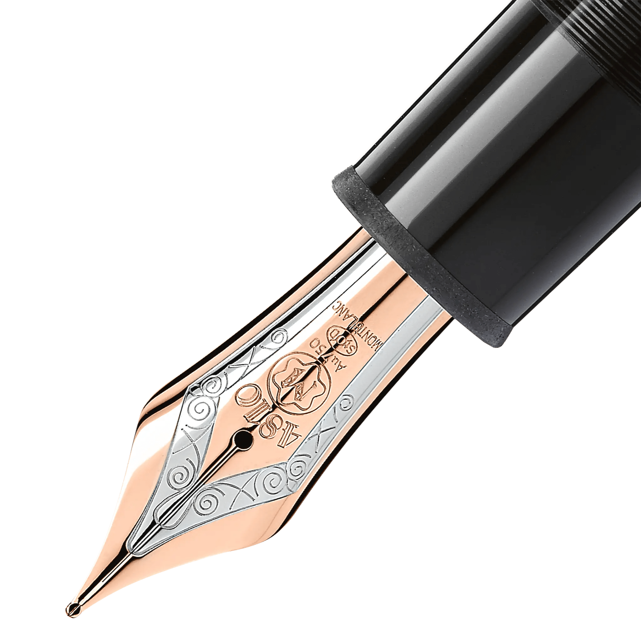 Montblanc Meisterstück 149 red gold fountain pen - Fontoplumo