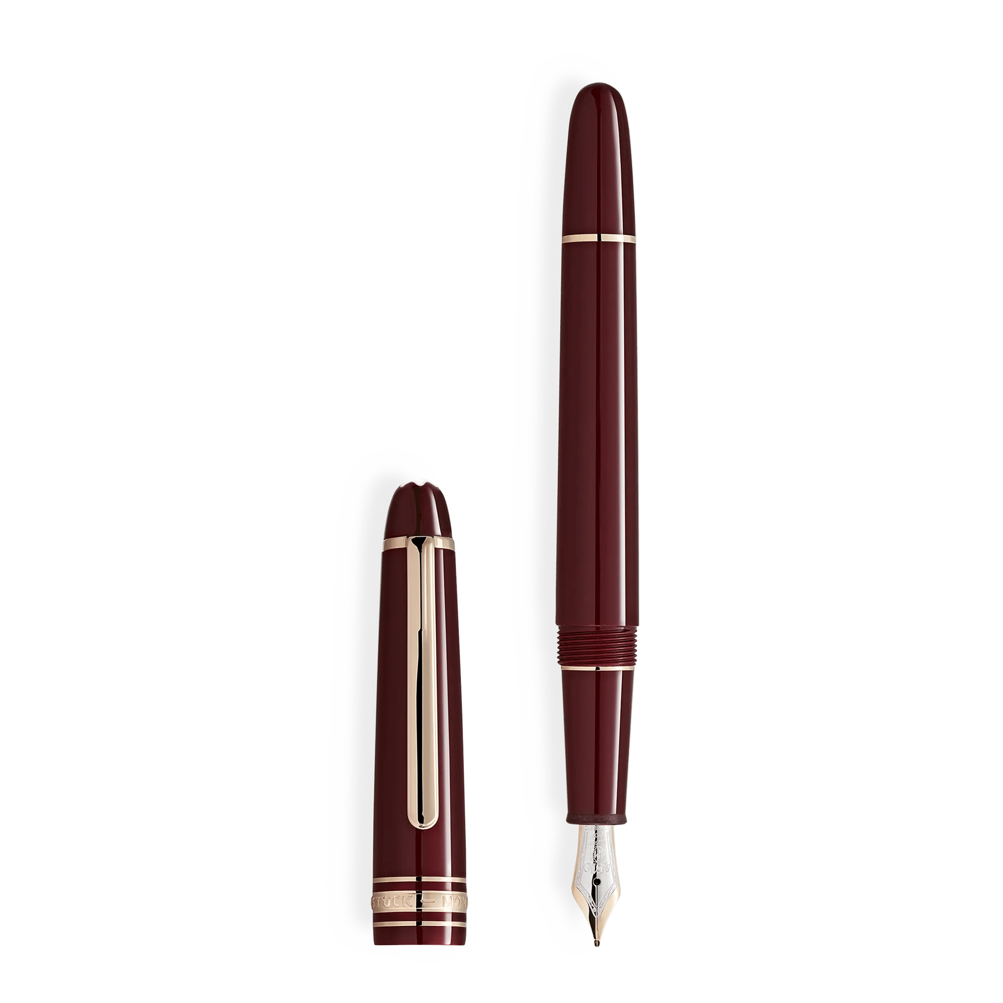 Montblanc Meisterstück Burgundy Red 145 Classique fountain pen - Fontoplumo