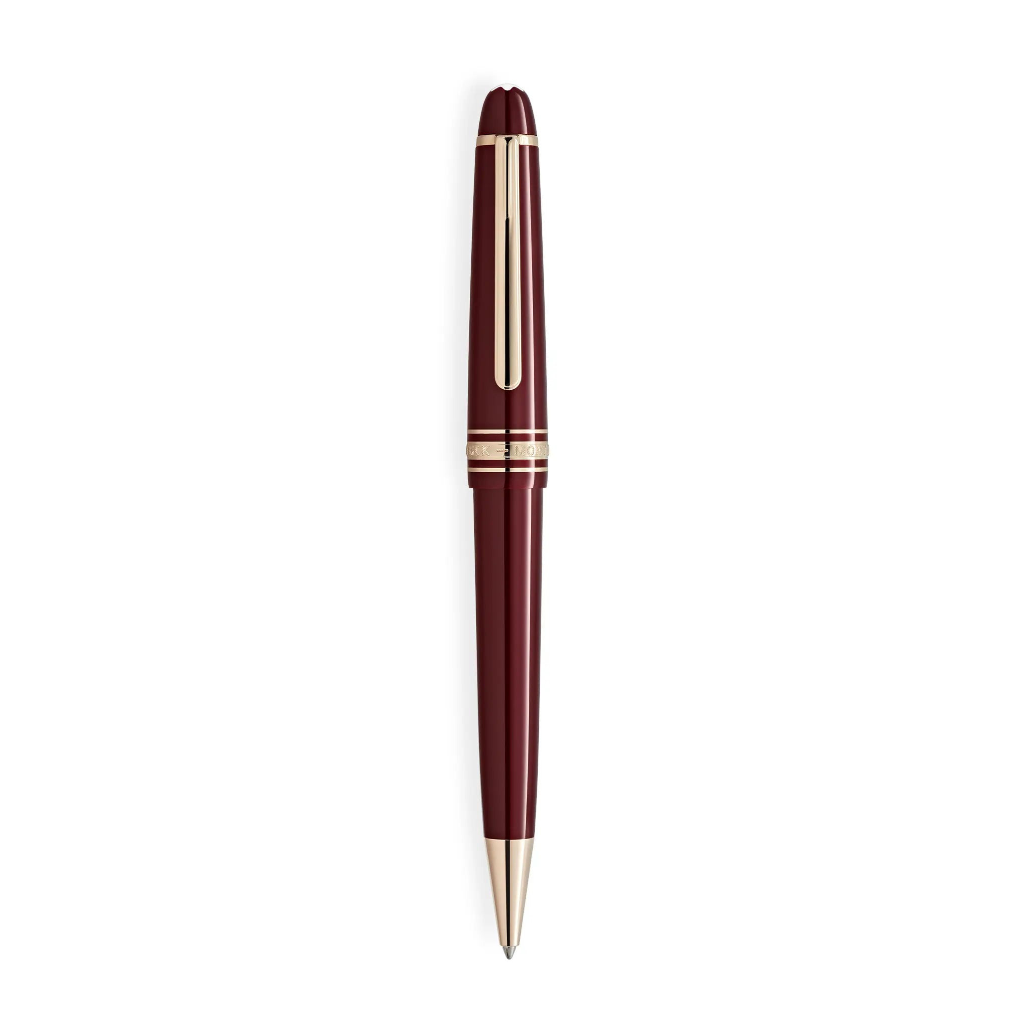 Montblanc Meisterstück Burgundy Red Midsize 161 ballpoint pen - Fontoplumo