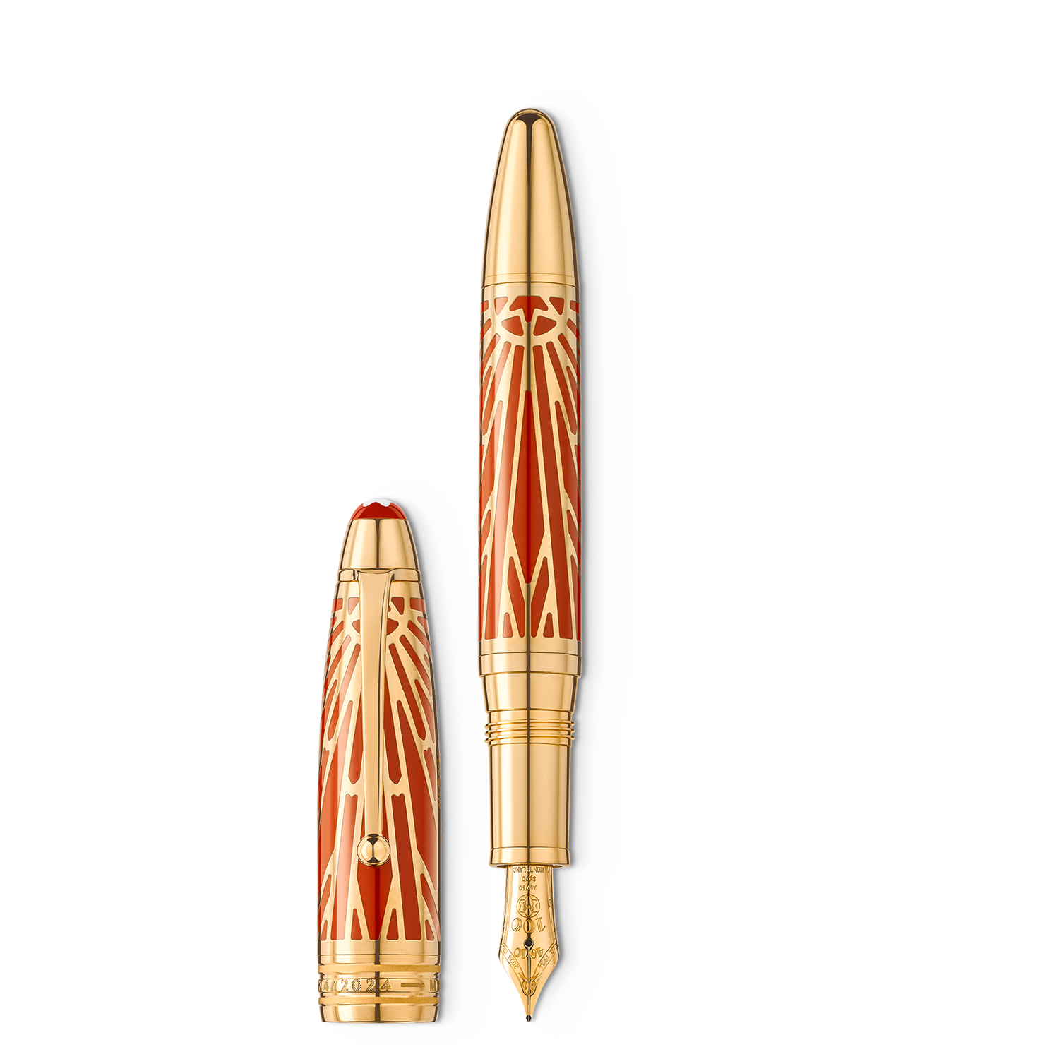 Montblanc Meisterstück The Origin Solitaire LeGrand 146 Coral vulpen