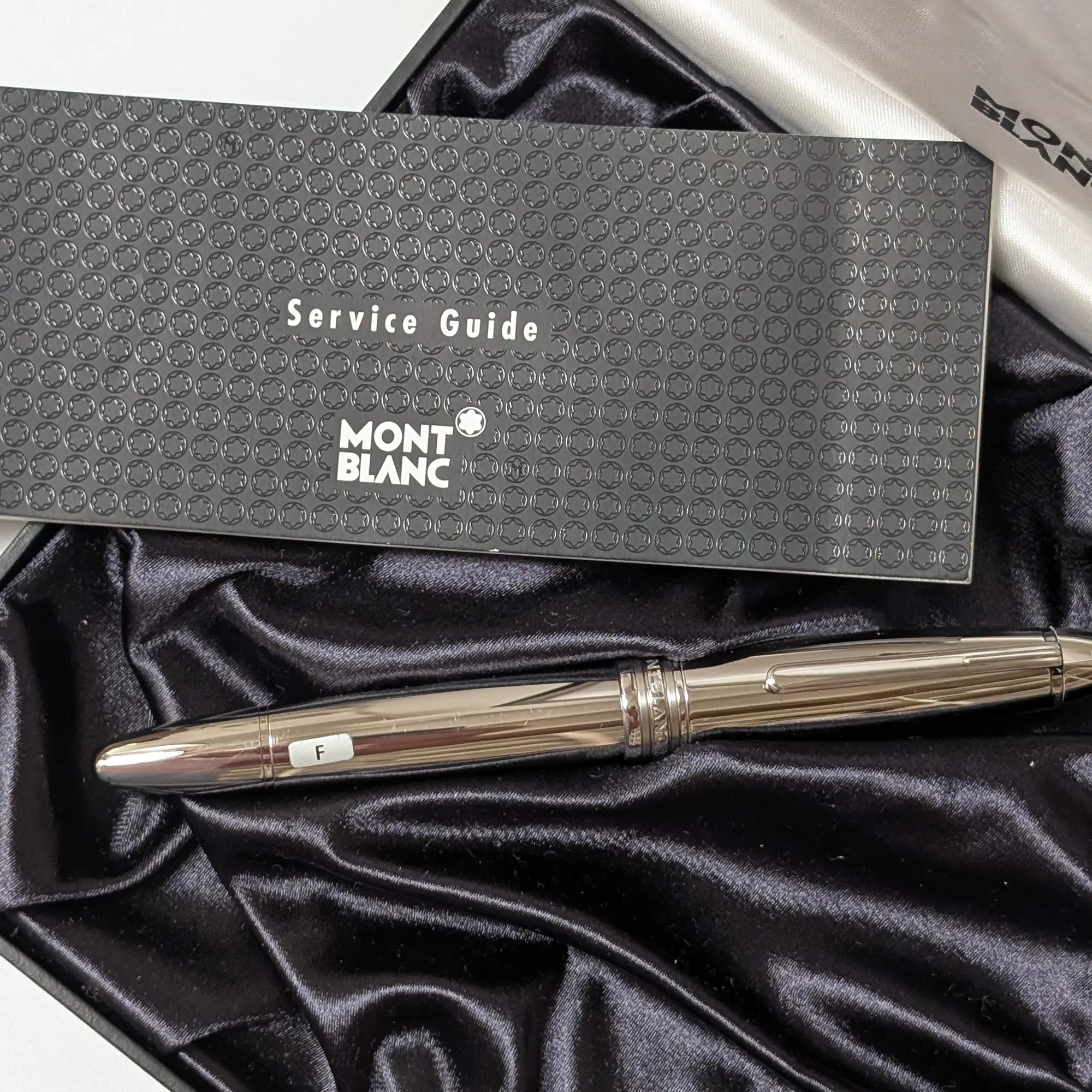 Montblanc Meisterstück Solitaire LeGrand 146 stainless steel fountain pen - Fontoplumo