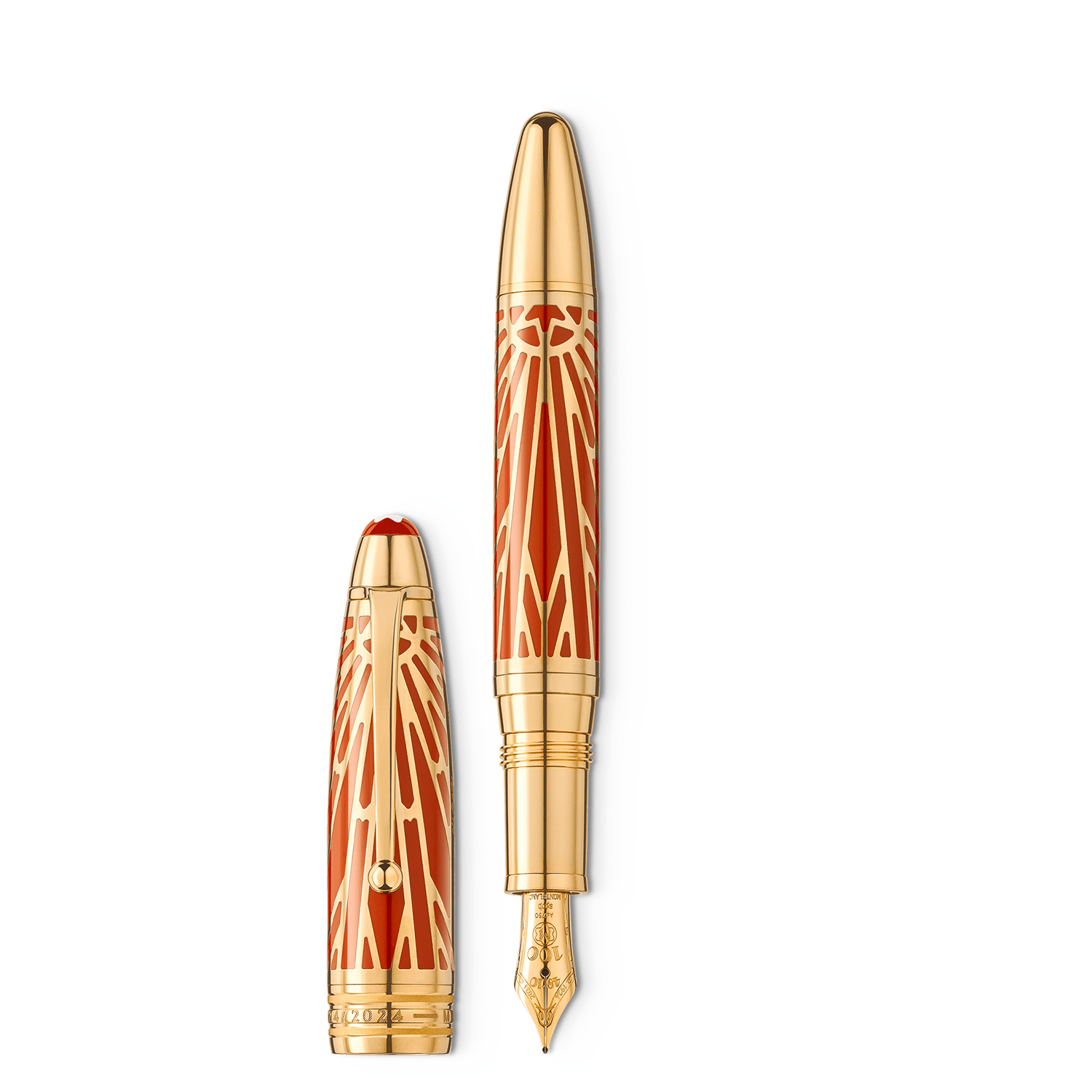 Montblanc Meisterstück The Origin Solitaire LeGrand 146 Coral fountain pen - Fontoplumo