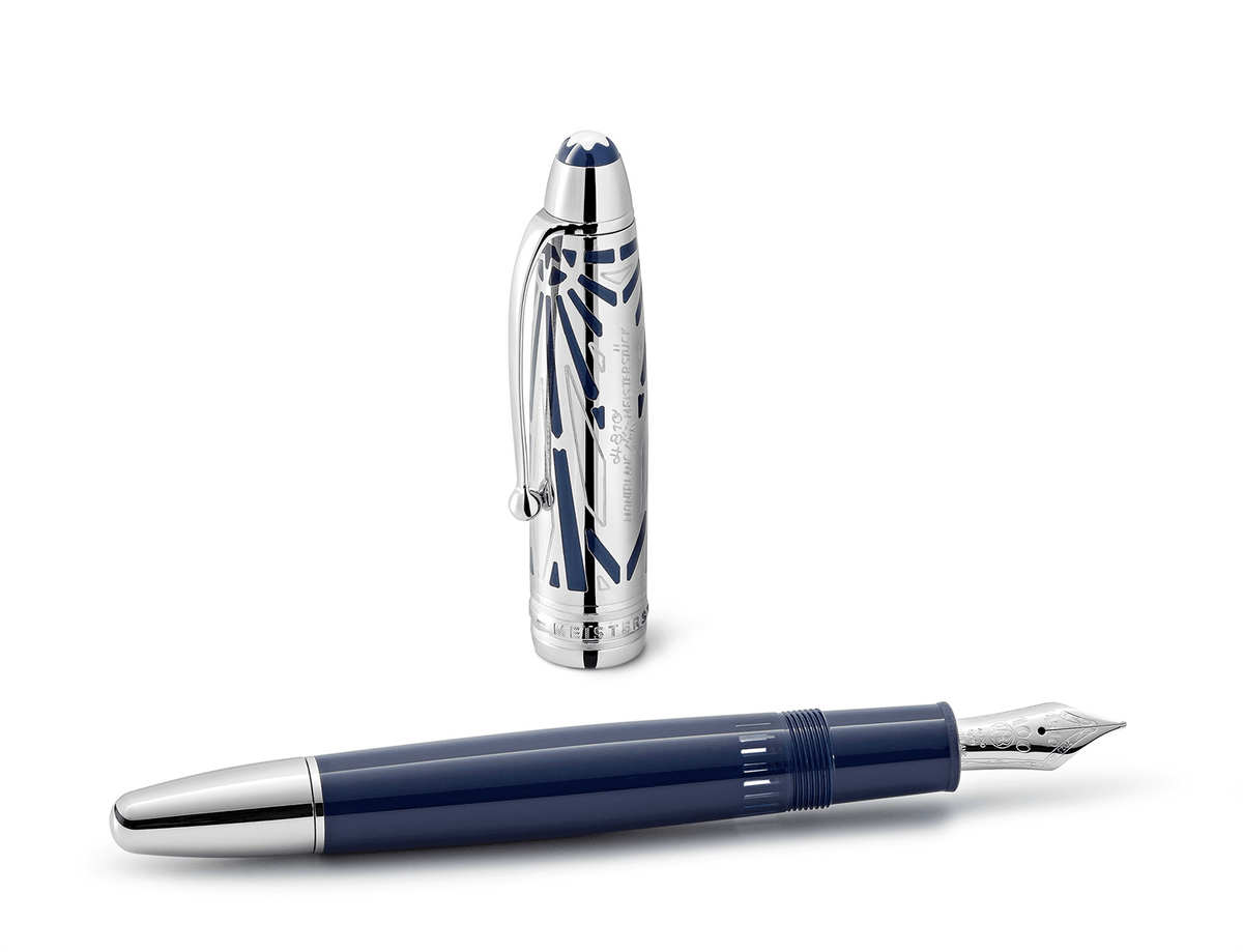 Montblanc Meisterstück The Origin Doue LeGrand 146 Blue fountain pen - Fontoplumo