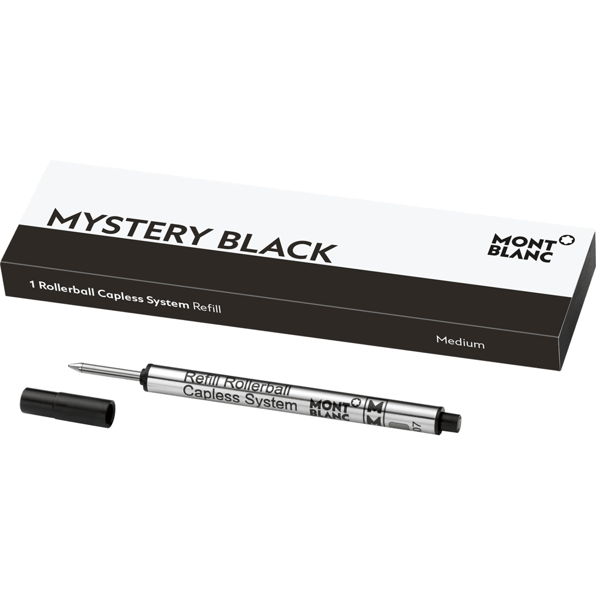 Montblanc Rollerball Capless System Refill Mystery Black MEDIUM 1piece - Fontoplumo