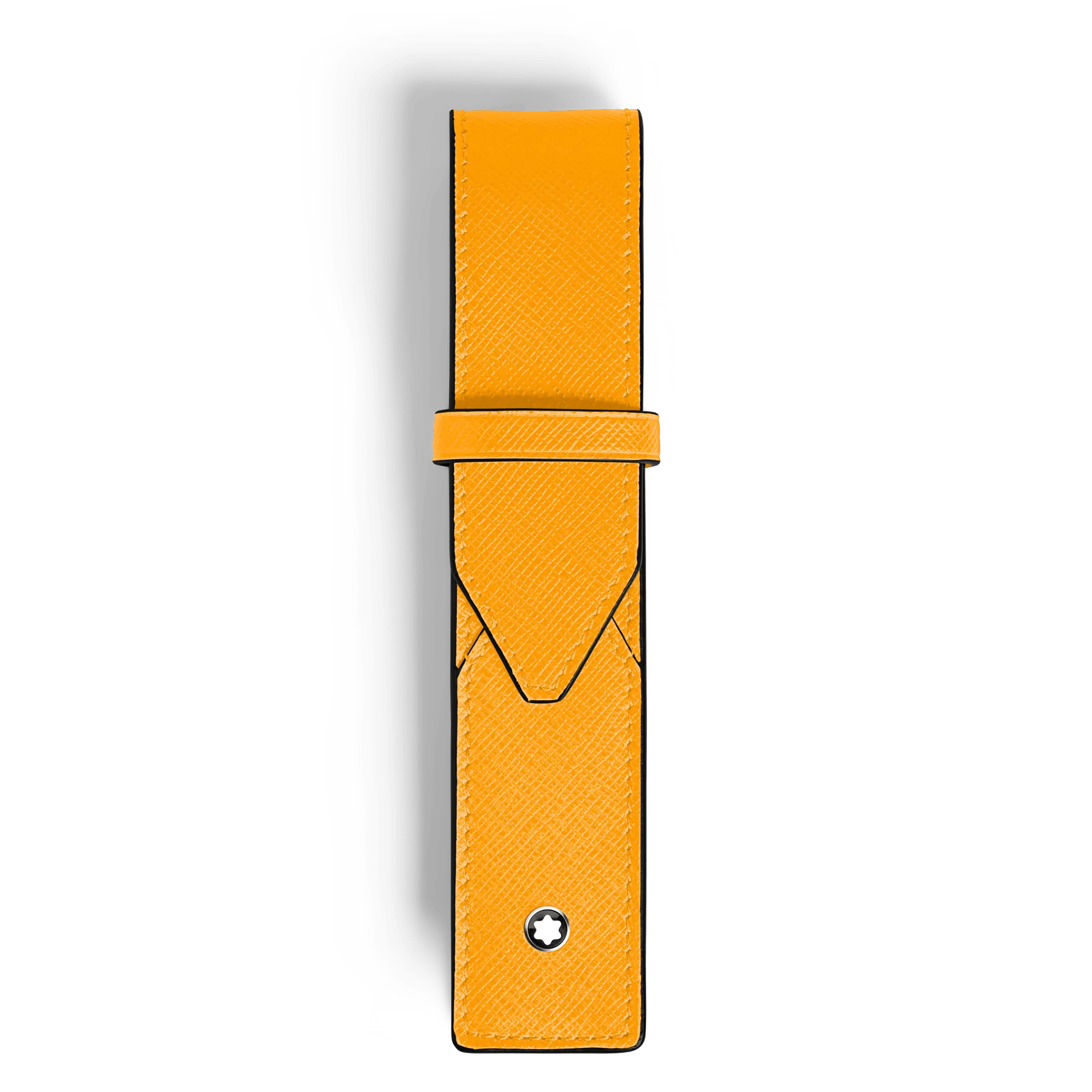 Montblanc Sartorial pen pouch 1 pen saffron leather - Fontoplumo