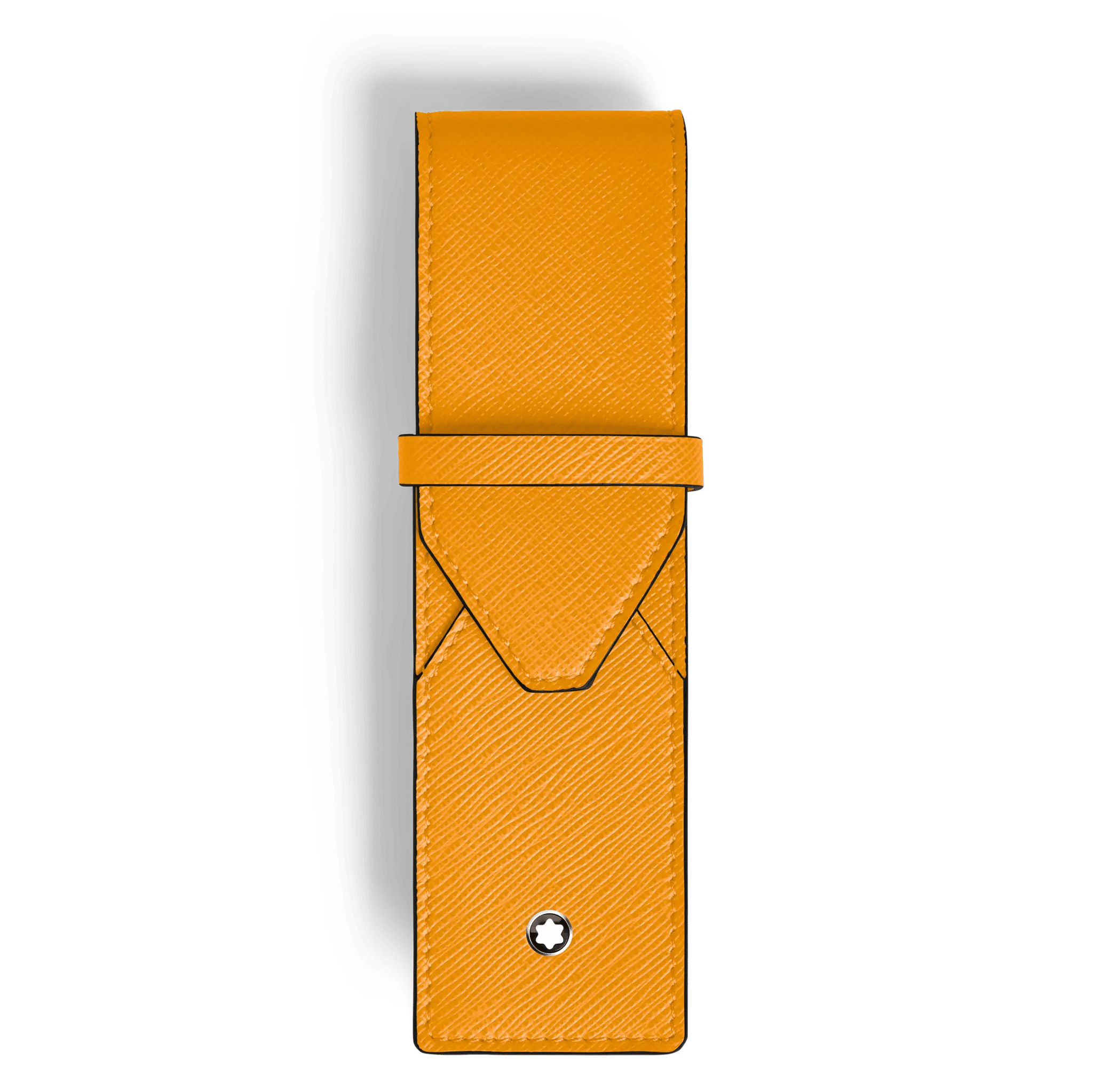 Montblanc Sartorial pen pouch 2 pen saffron leather - Fontoplumo