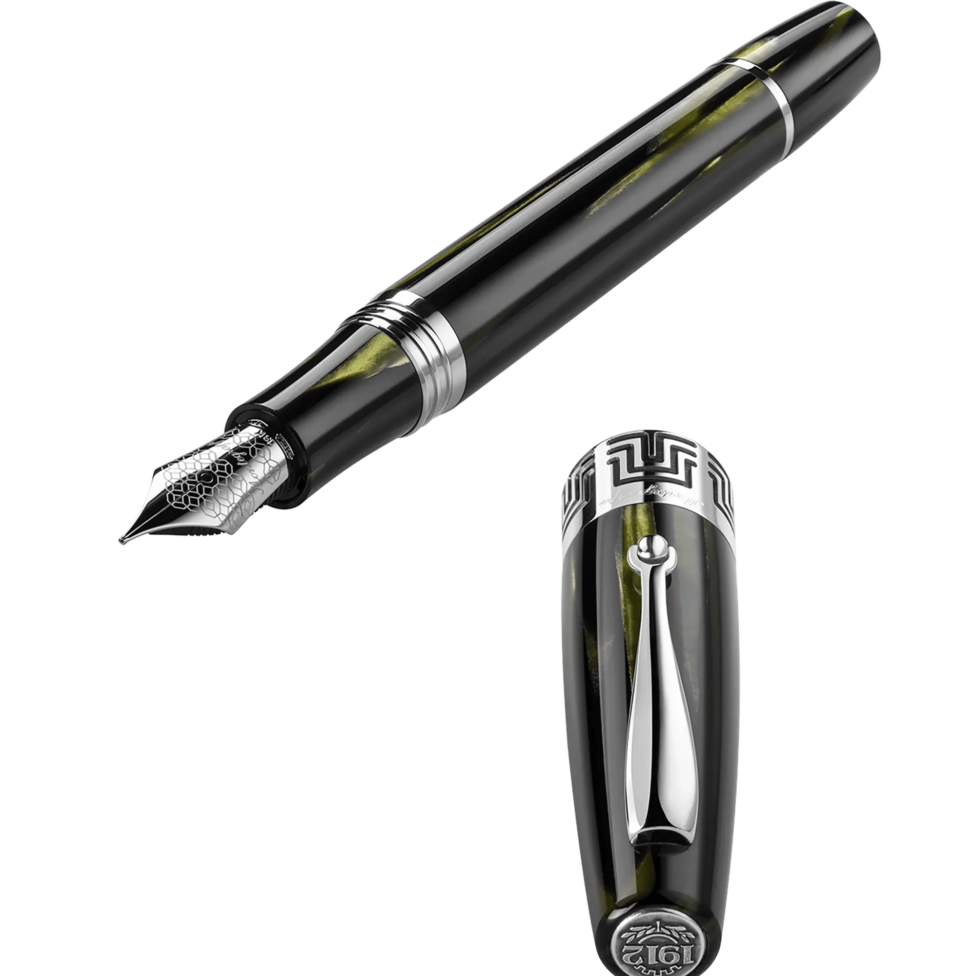 Montegrappa Extra 1930 bamboo black fountain pen - Fontoplumo