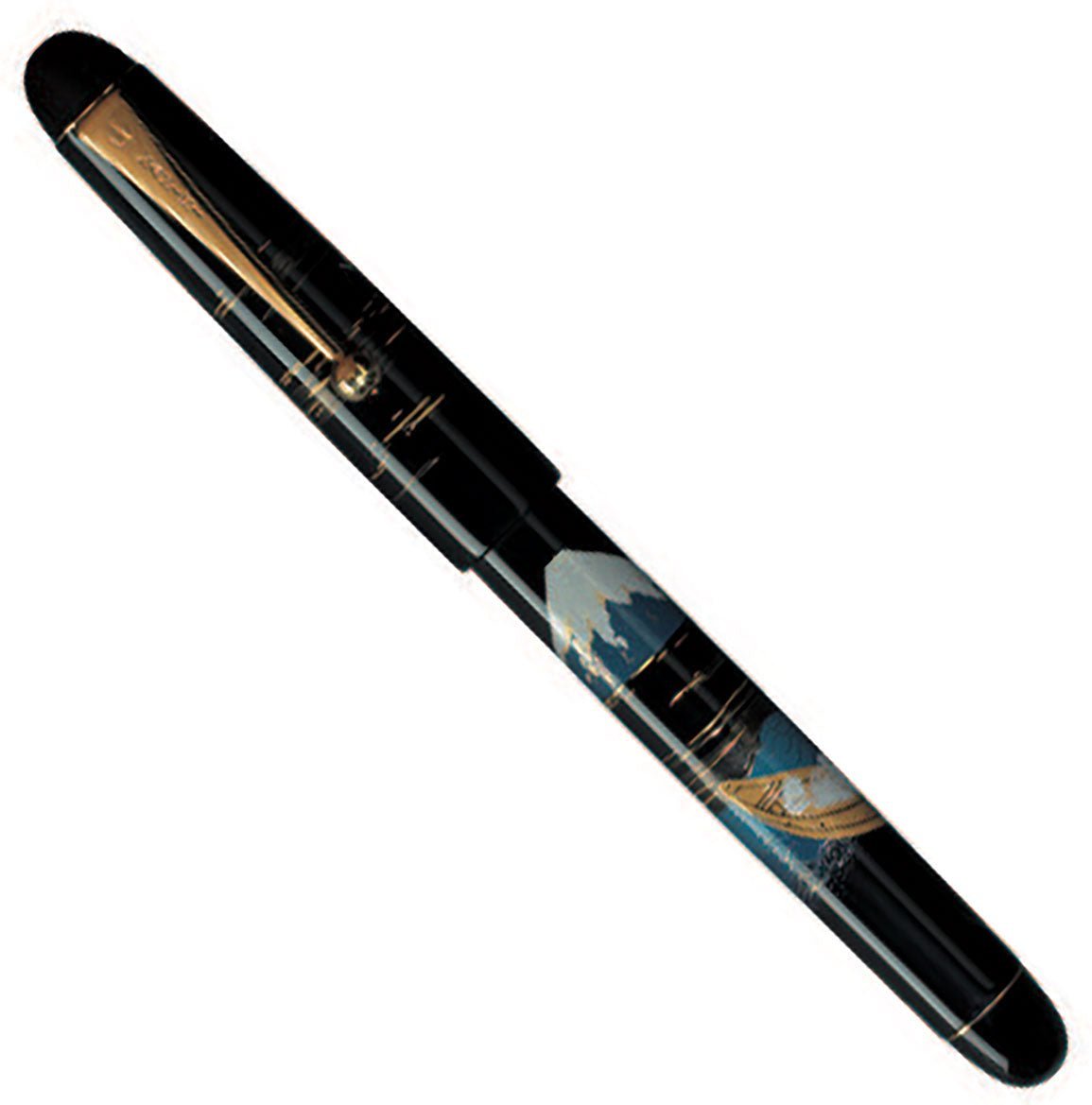Namiki Tradition Mt Fuji and ship fountain pen - Fontoplumo