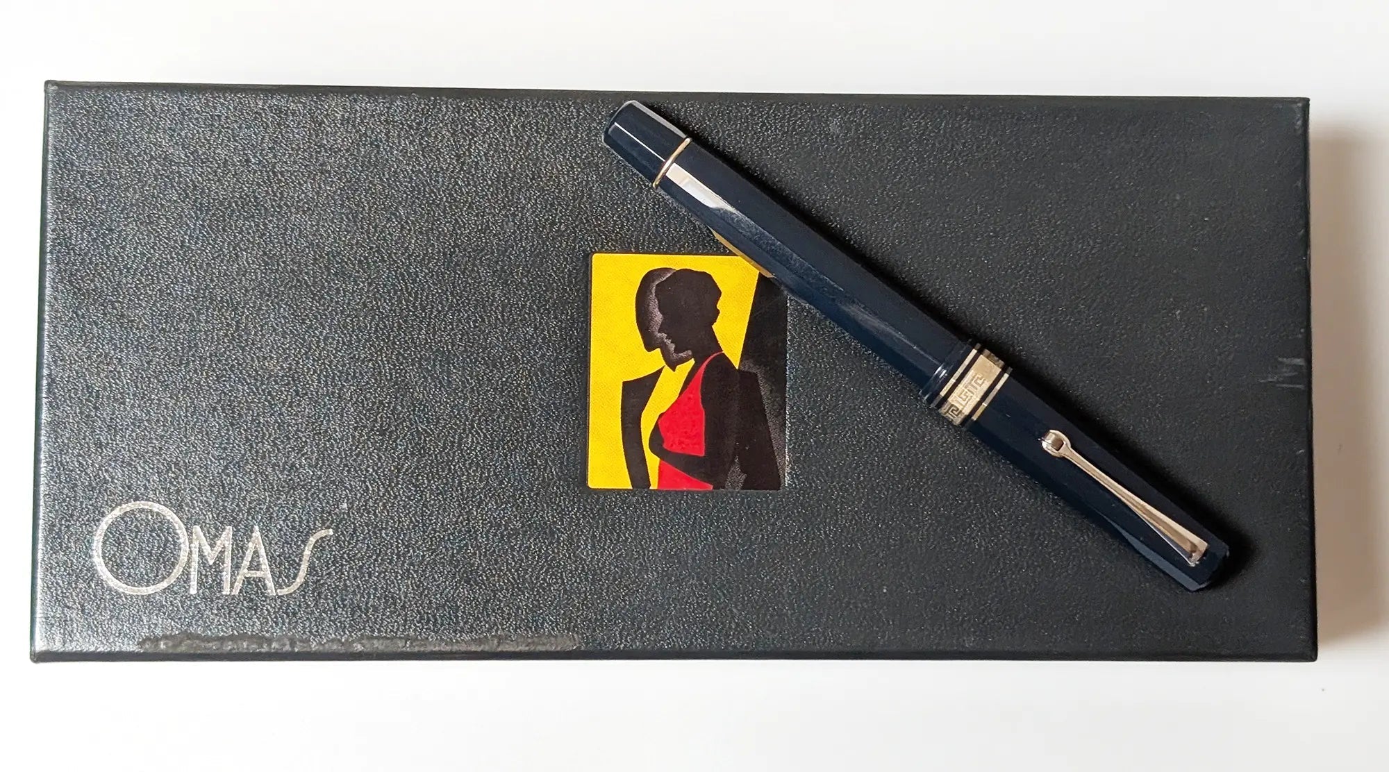 Omas Milord Traveller blue venetian fountain pen - Fontoplumo
