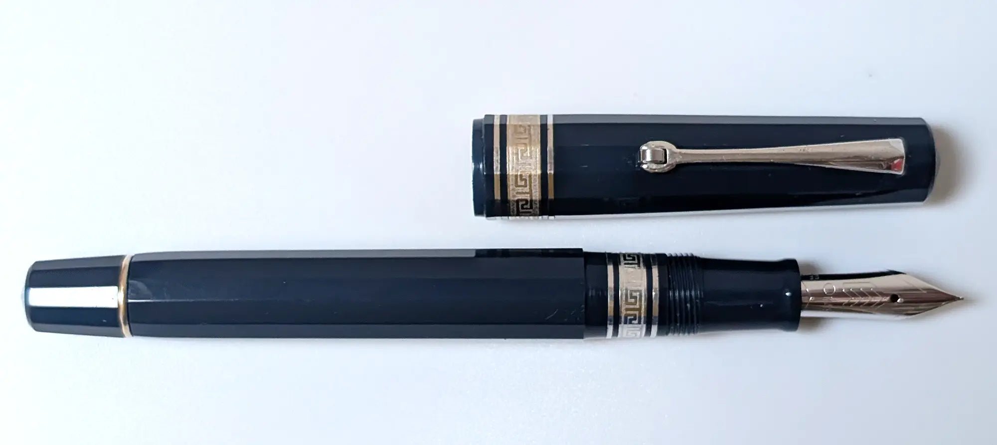 Omas Milord Traveller blue venetian fountain pen - Fontoplumo