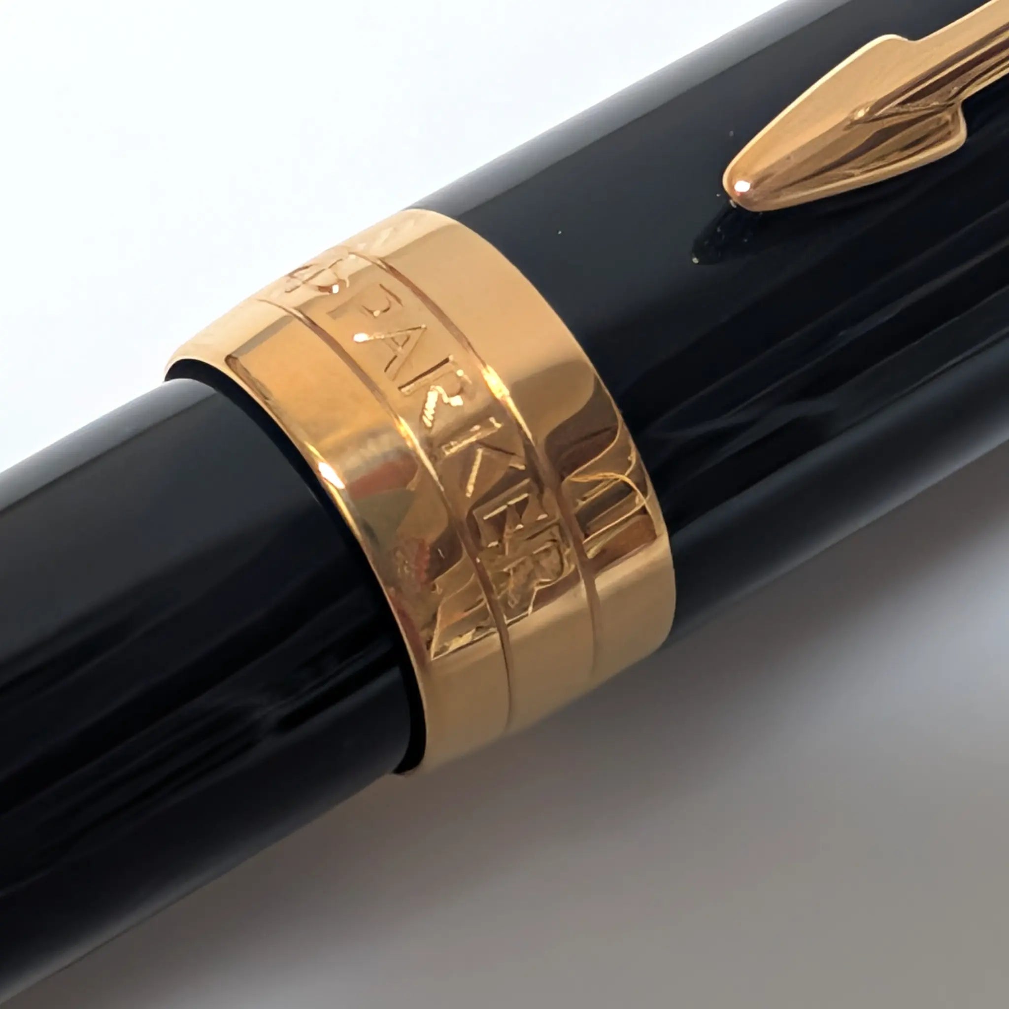 Parker Duofold Centennial black with gold trim fountain pen - PL - Fontoplumo